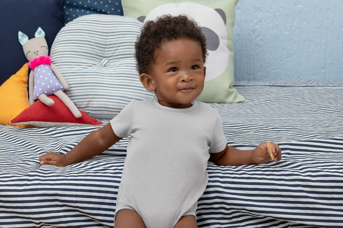 Grey HTR Kids Premium 160 Infant Romper