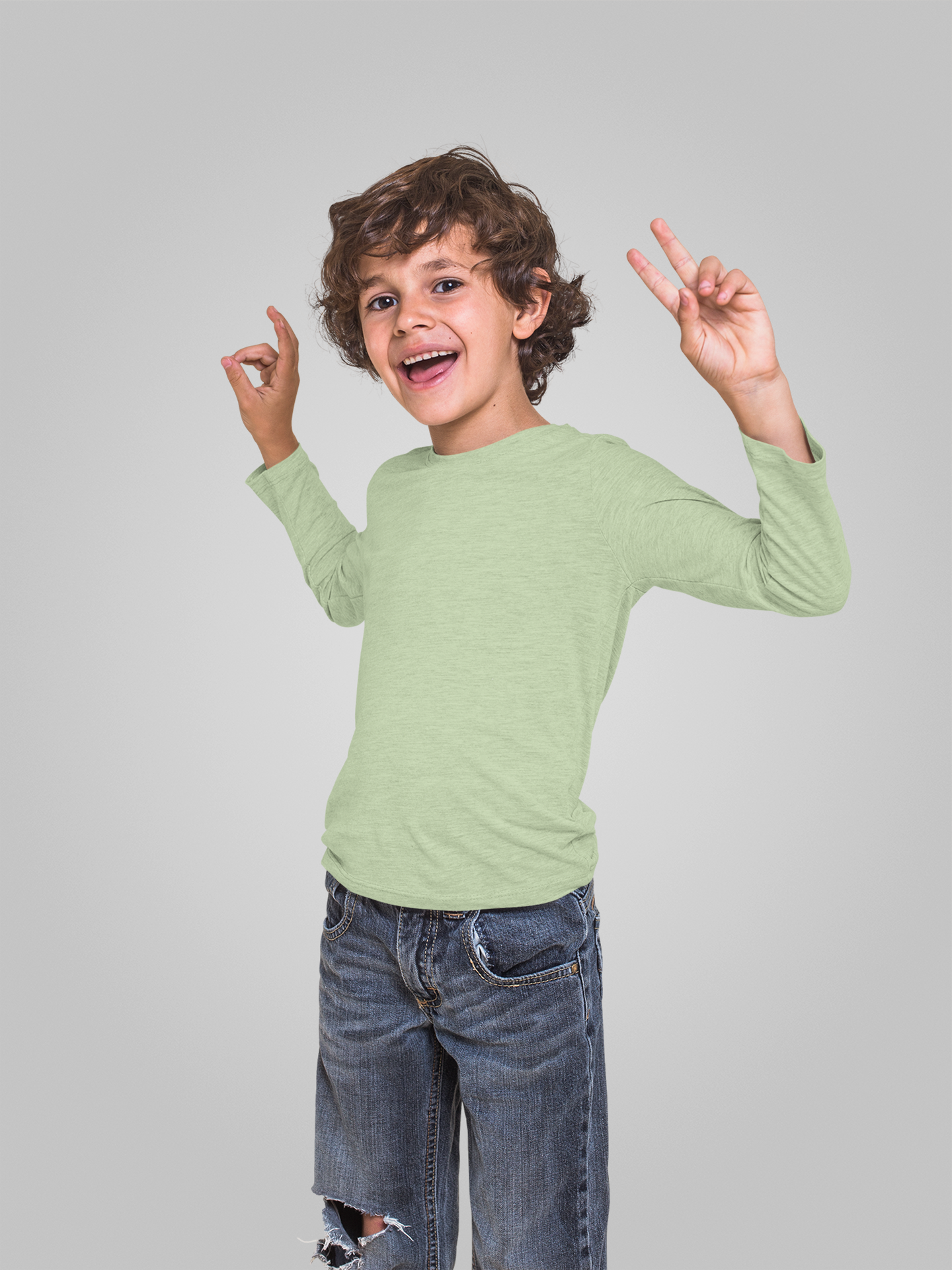 Kiwi Green Kids premium 180 Full Sleeve