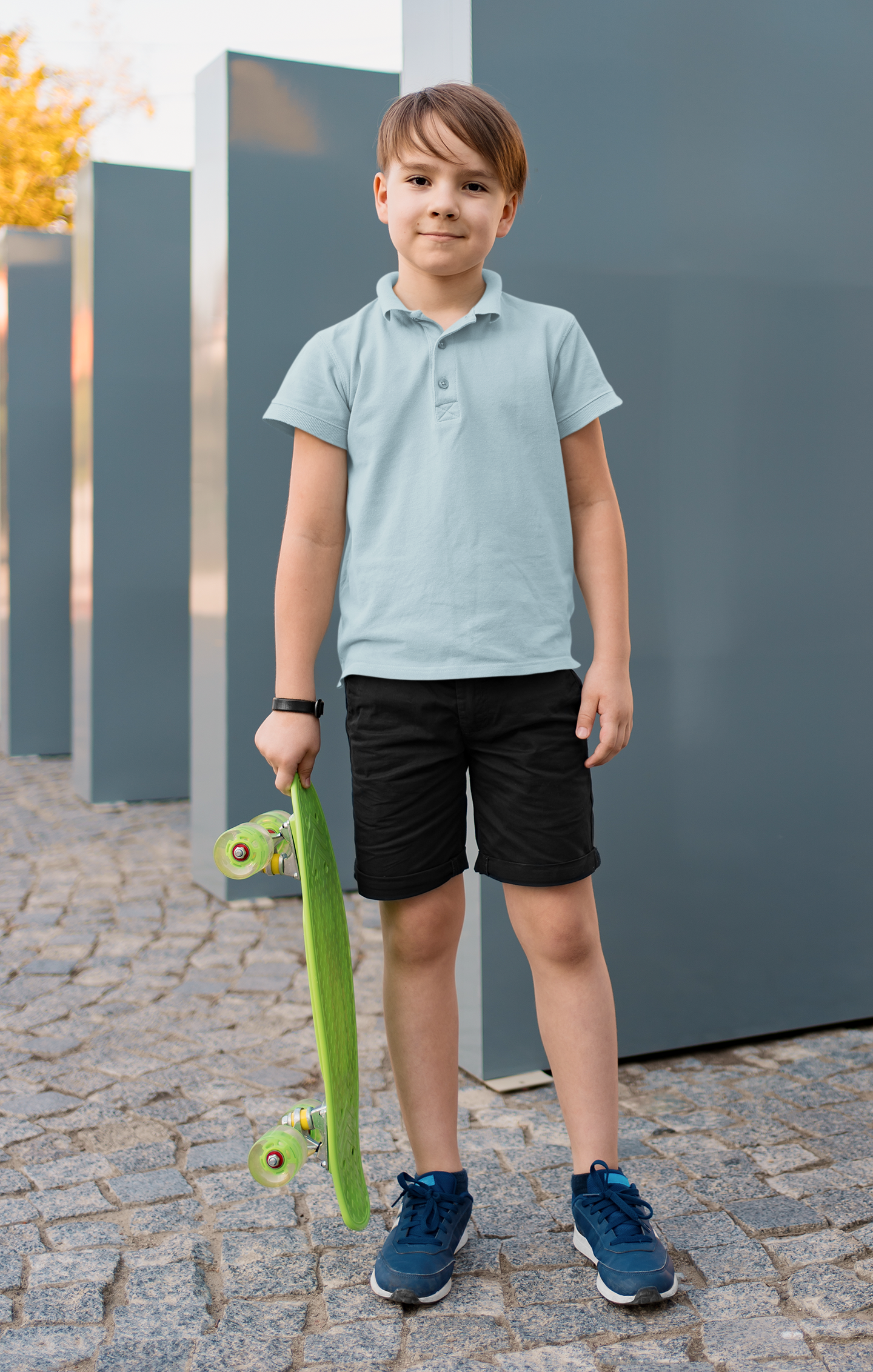 Ocean Blue Kids premium TEE Polo