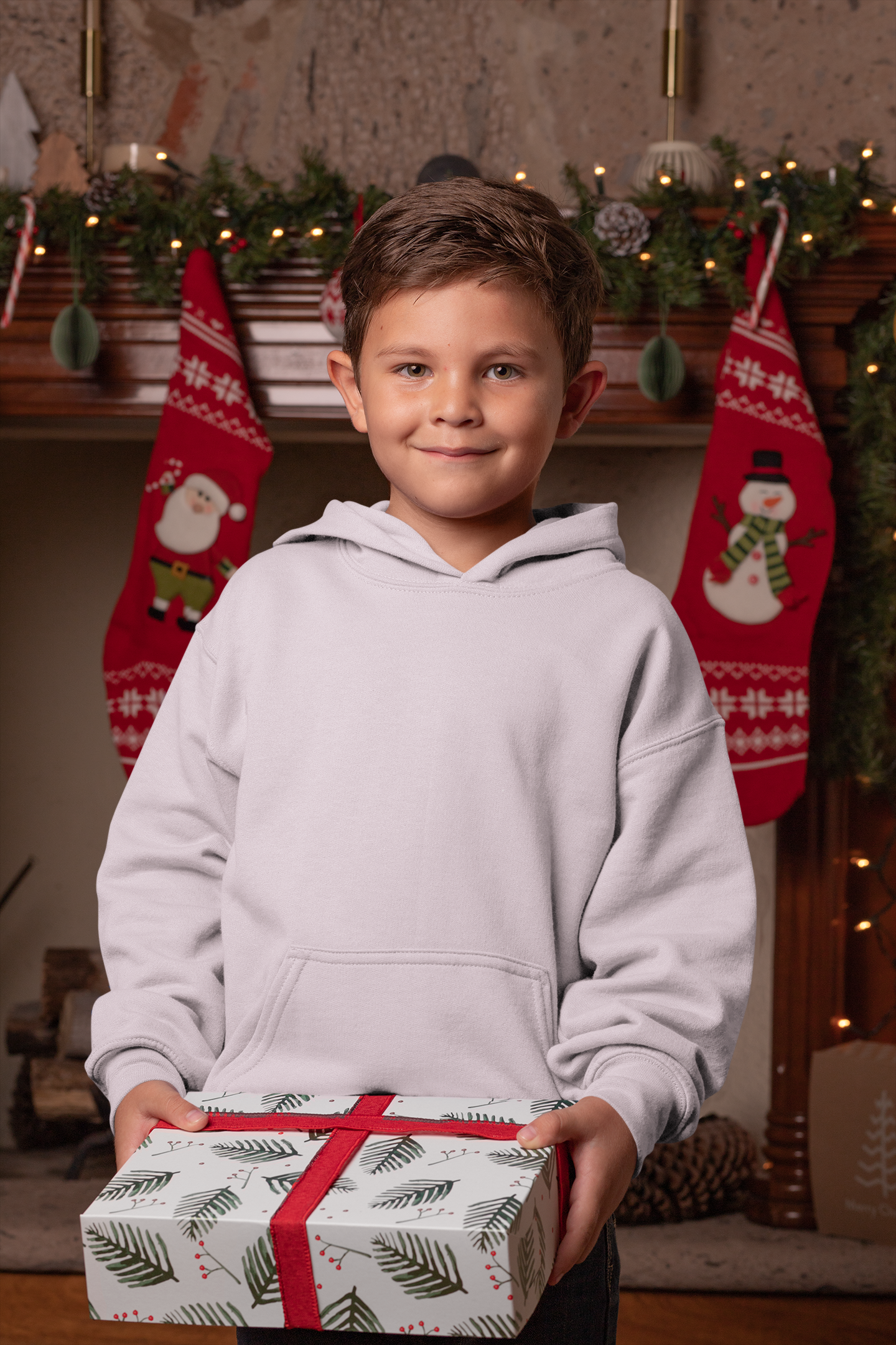 Soft Pink Kids premium Snowsoft Pullover Hoodie