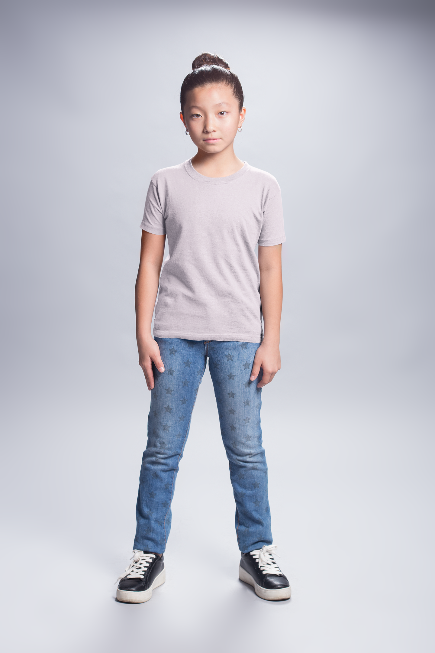 Soft Pink Kids Premium 160 Round Neck