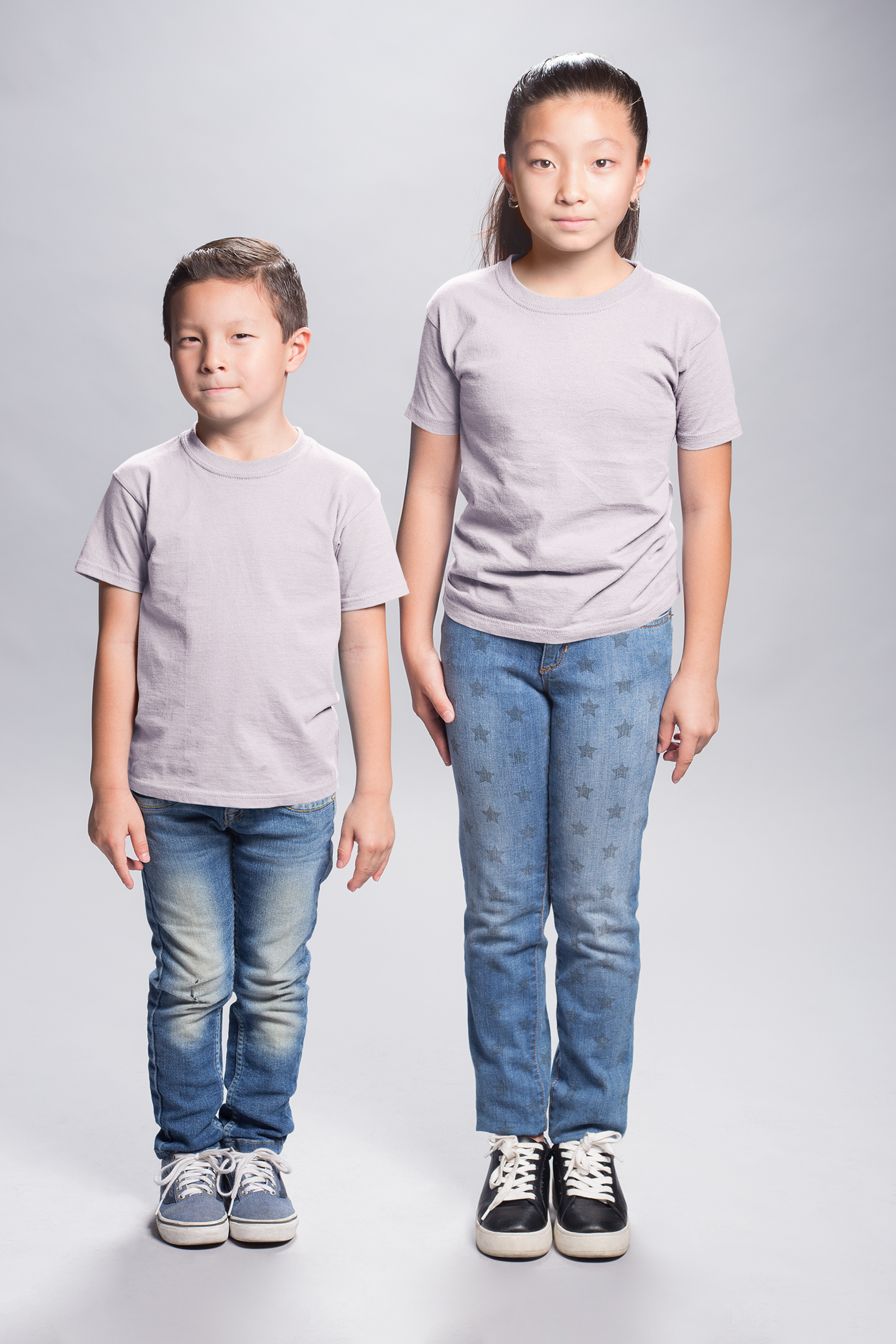 Soft Pink Kids Premium 160 Round Neck