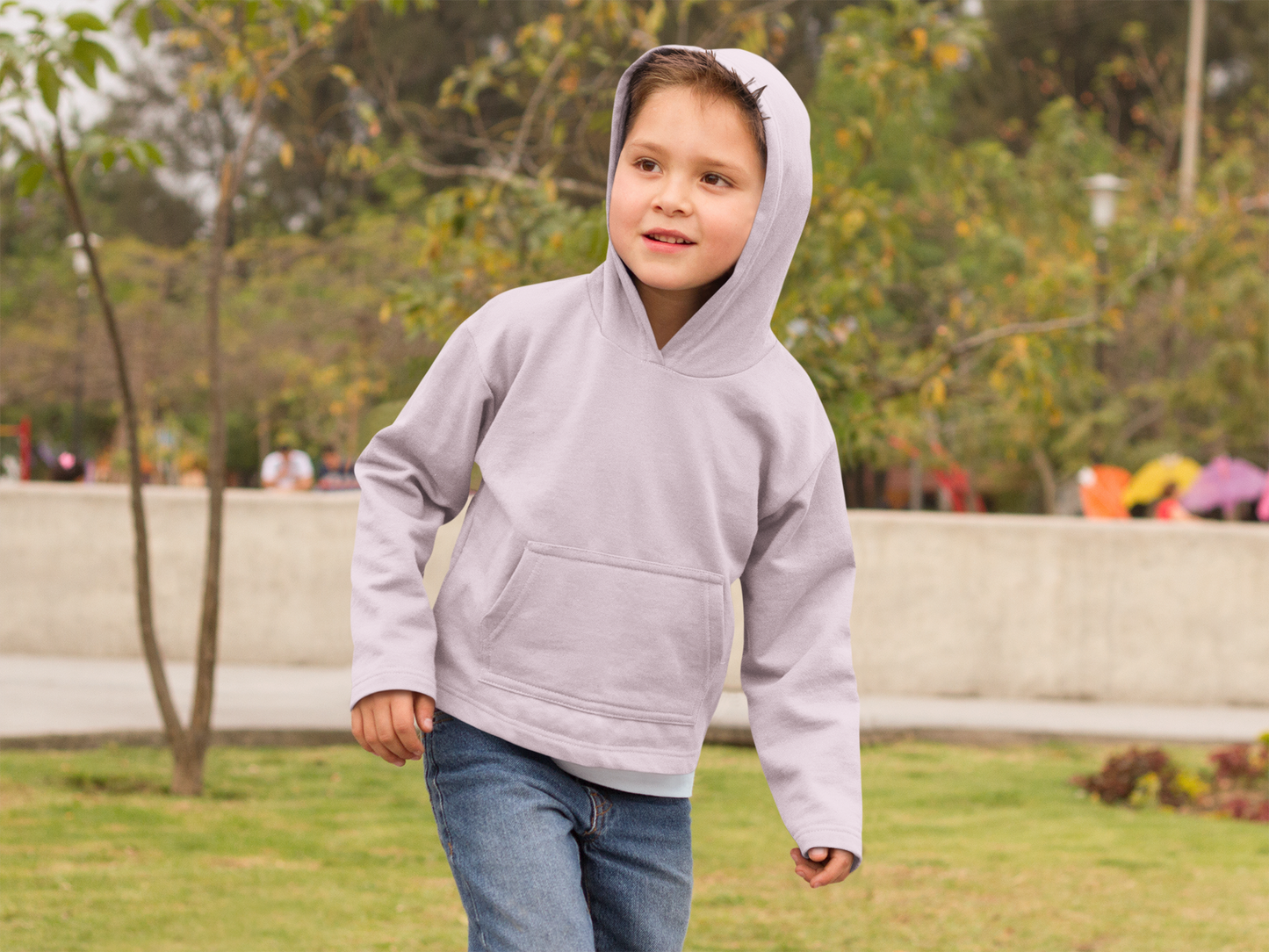 Soft Pink Kids premium Snowsoft Pullover Hoodie