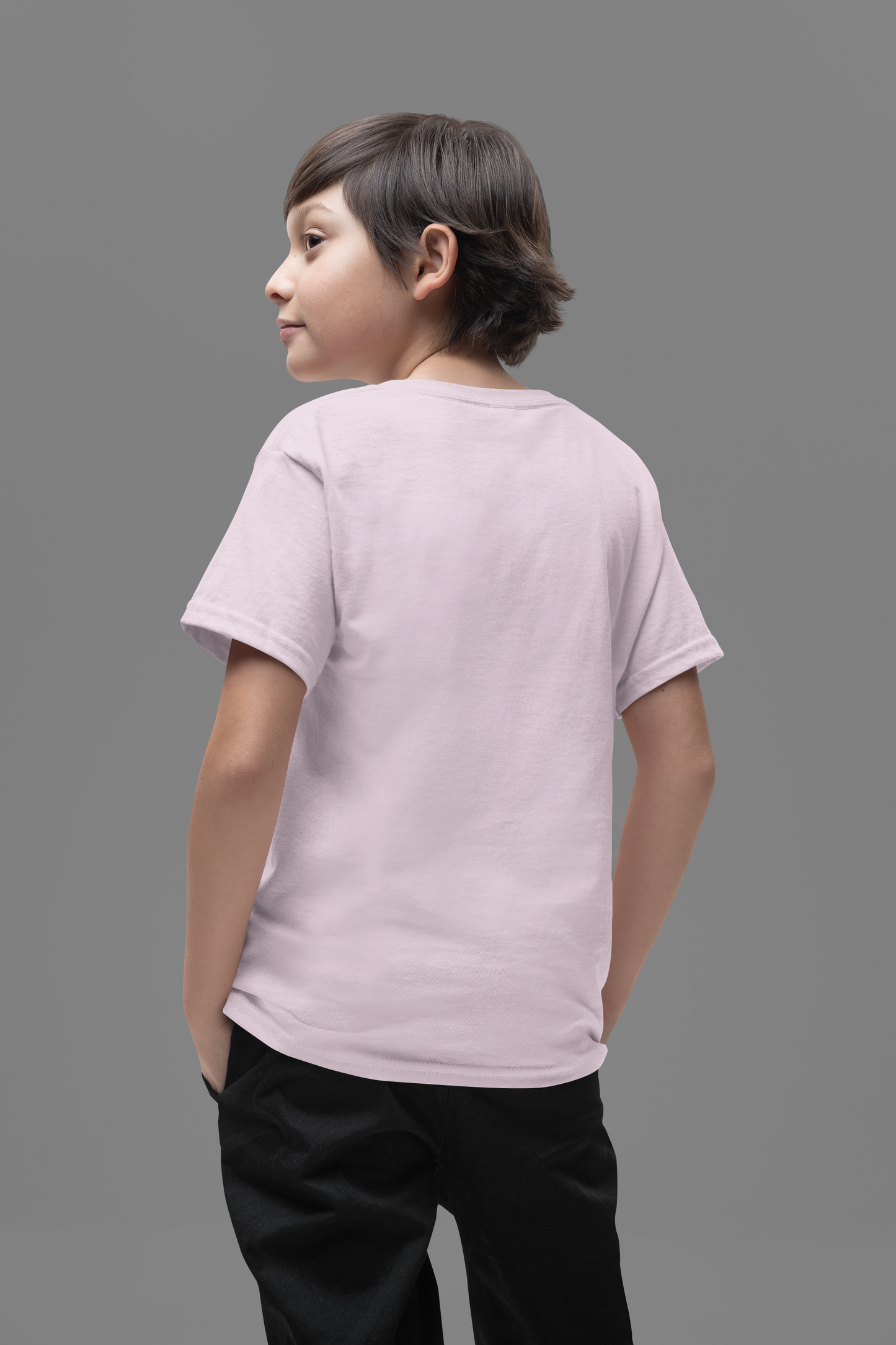 Soft Pink Kids Premium 160 Round Neck