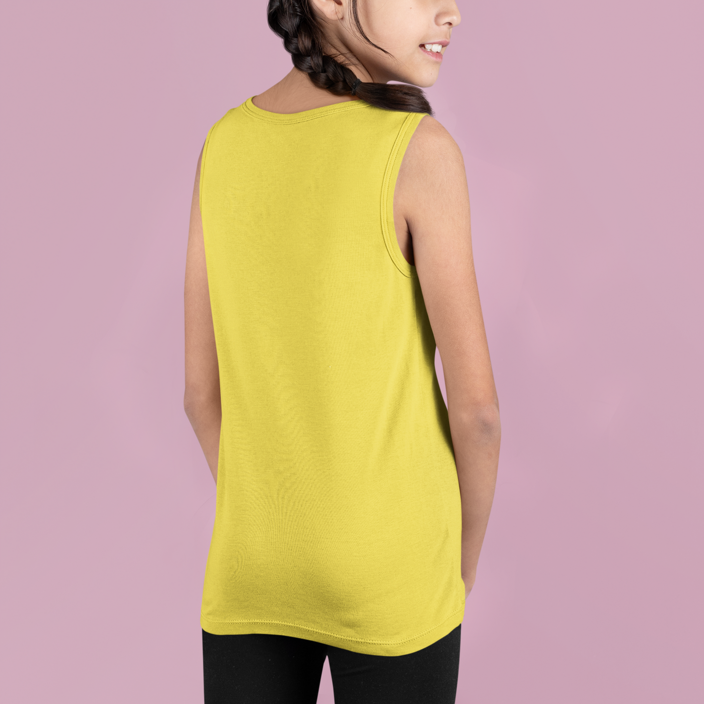 Yellow Kids premium 160  Tank Top