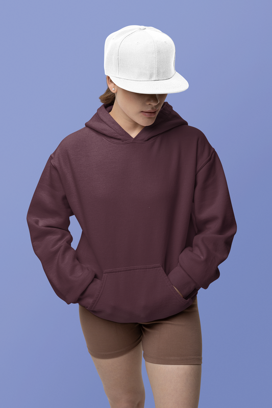 Maroon  Snowsoft Unisex Pullover Hoodie