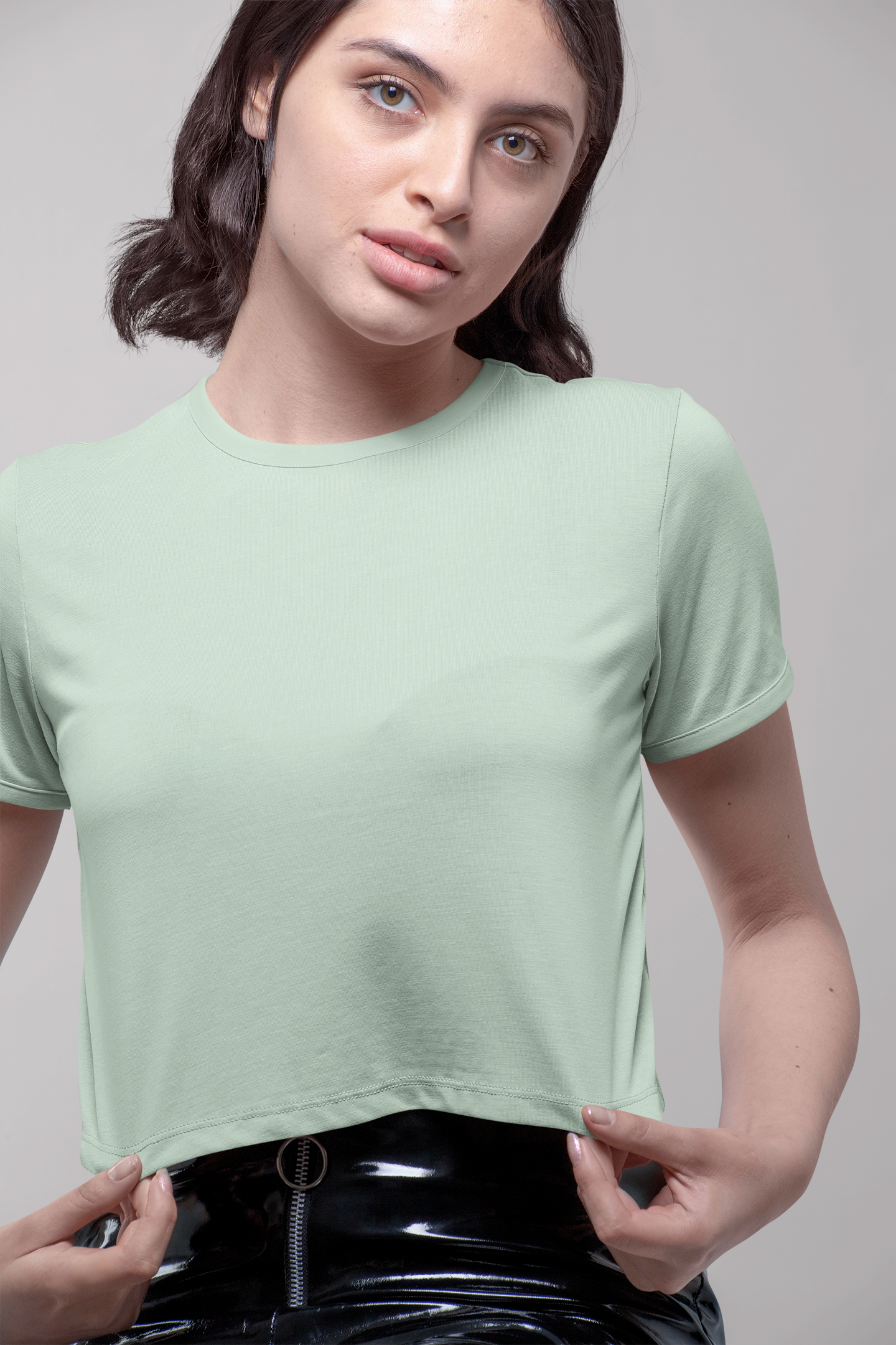 Mint Premium 160 Women Crop Top
