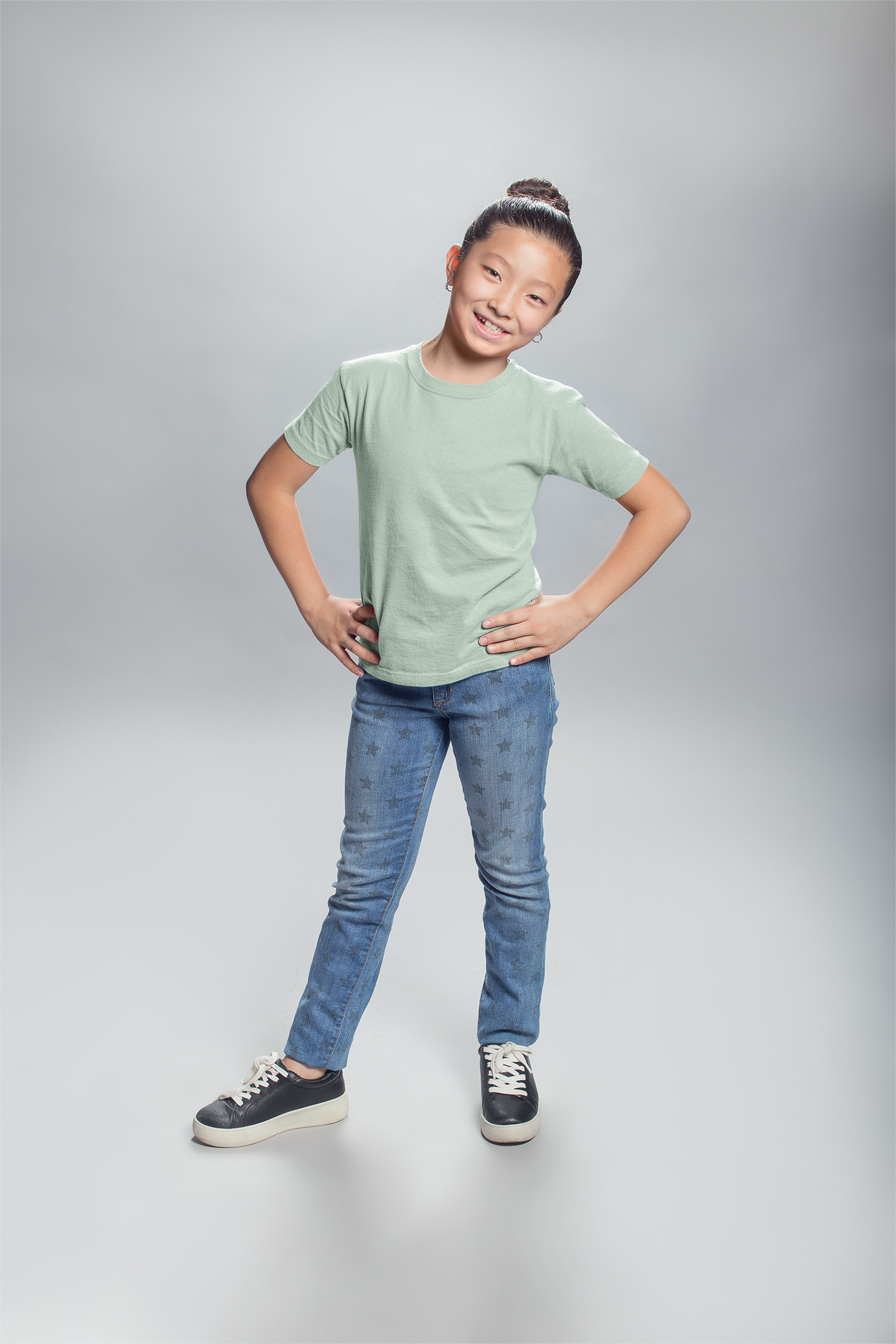 Mint Kids Premium 160 Round Neck