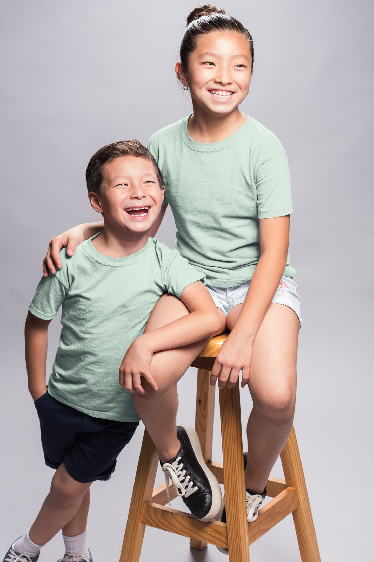 Mint Kids Premium 160 Round Neck