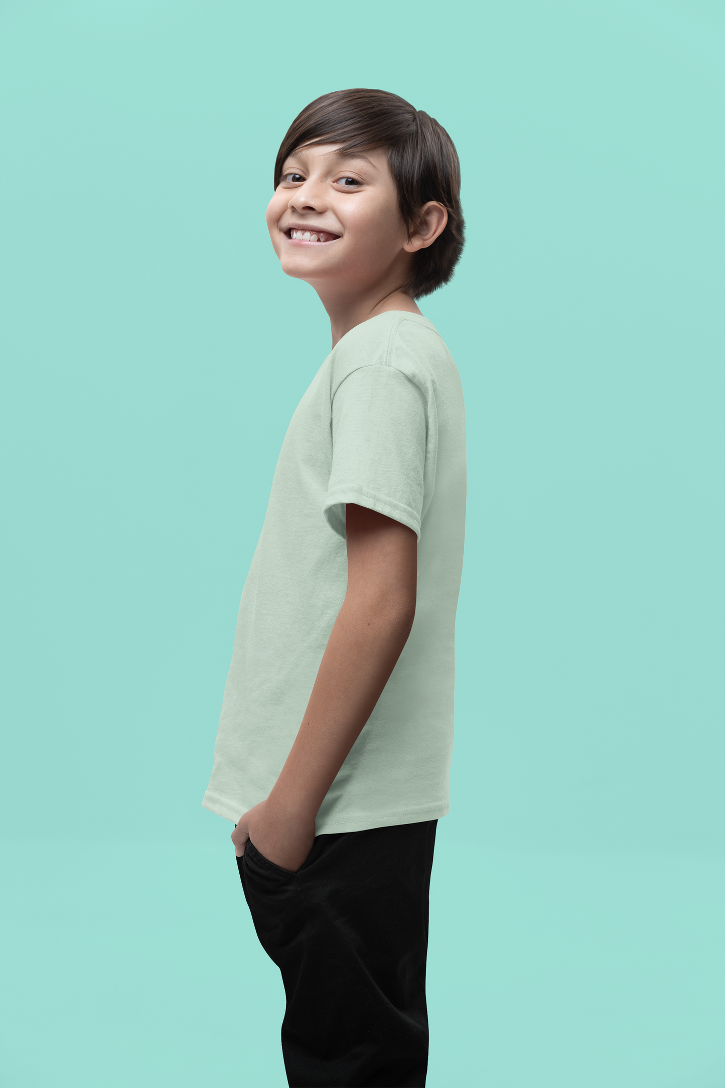 Mint Kids Premium 160 Round Neck