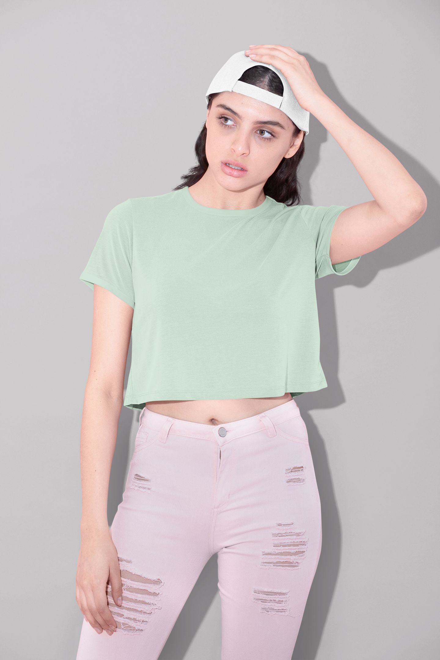 Mint Premium 160 Women Crop Top