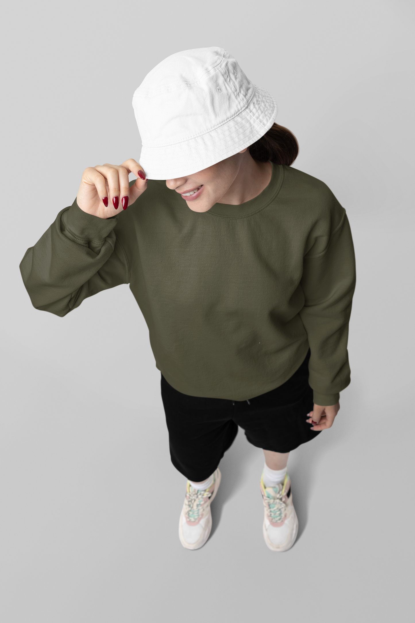 Olive Green Snowsoft Unisex Sweatshirt