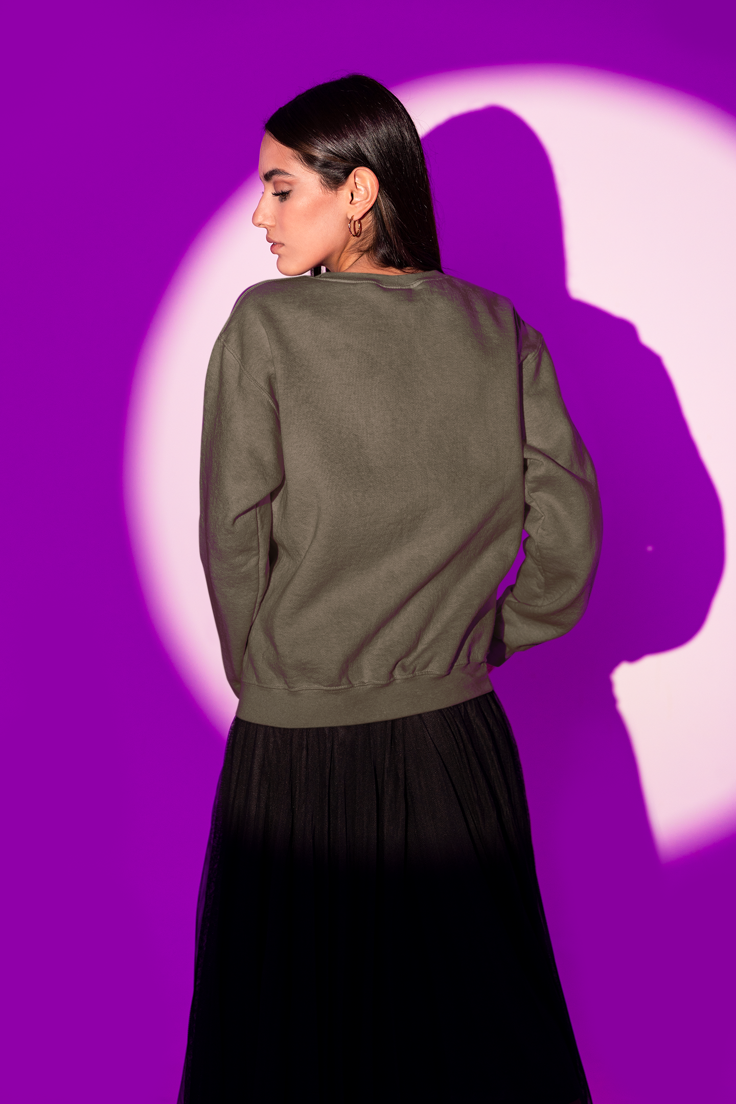 Olive Green Snowsoft Unisex Sweatshirt