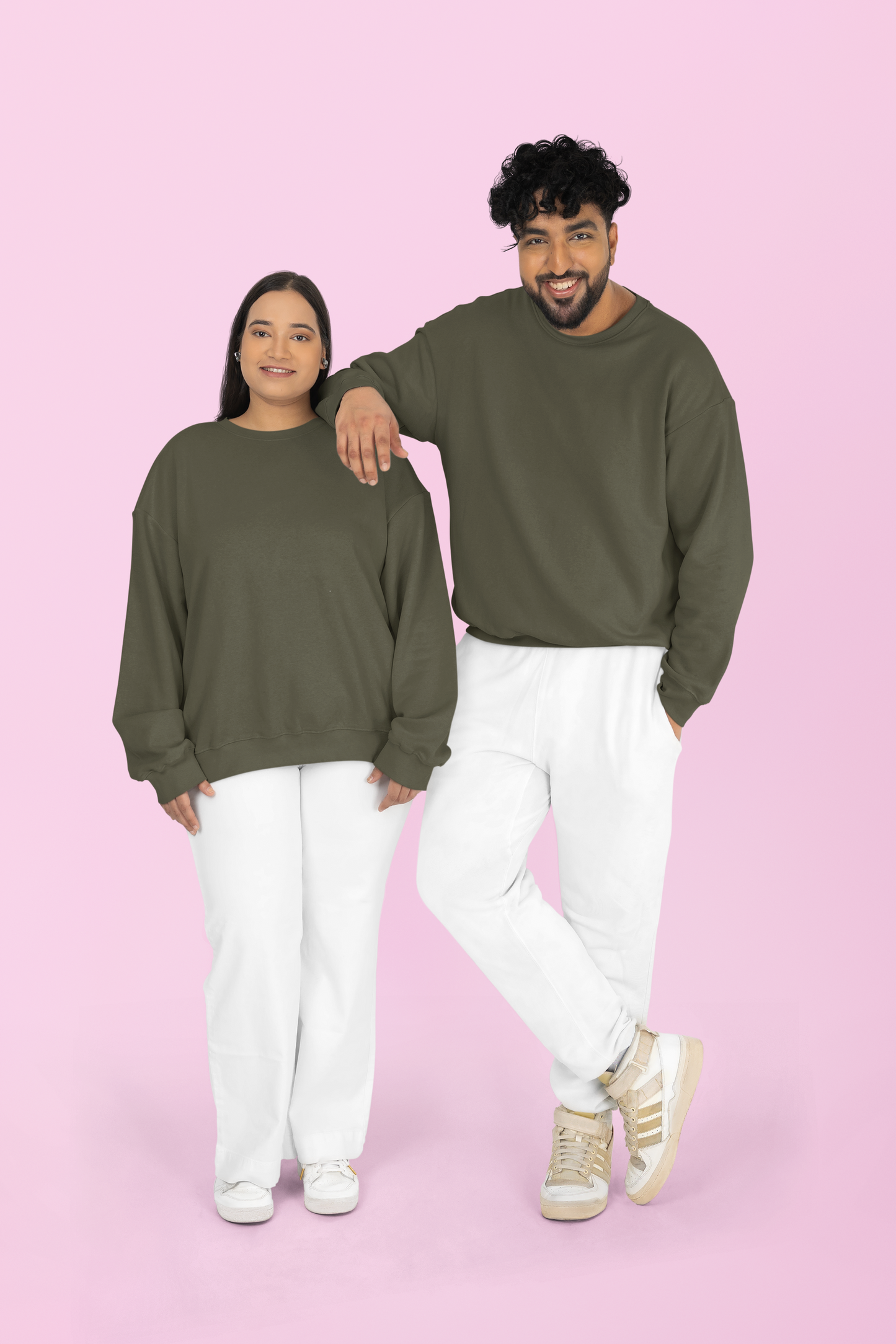 Olive Green Snowsoft Unisex Sweatshirt