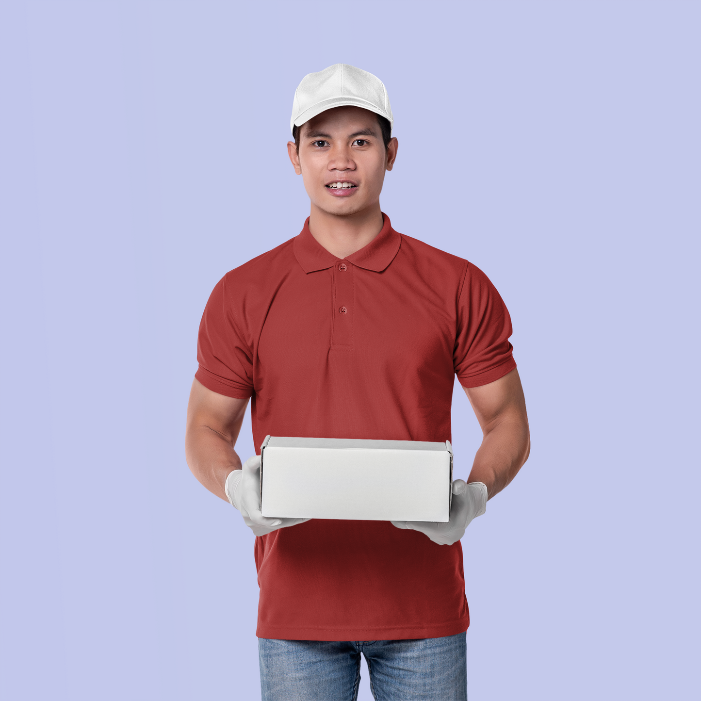 Red Smart Tech Unisex Polo