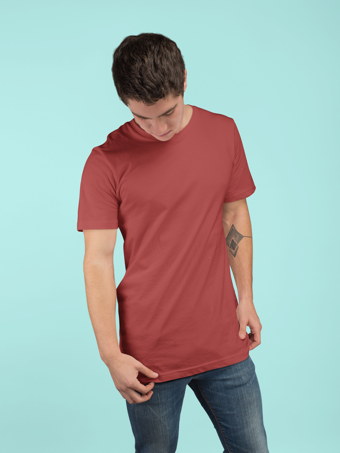 Red Premium Venus 180 GSM Unisex Round Neck