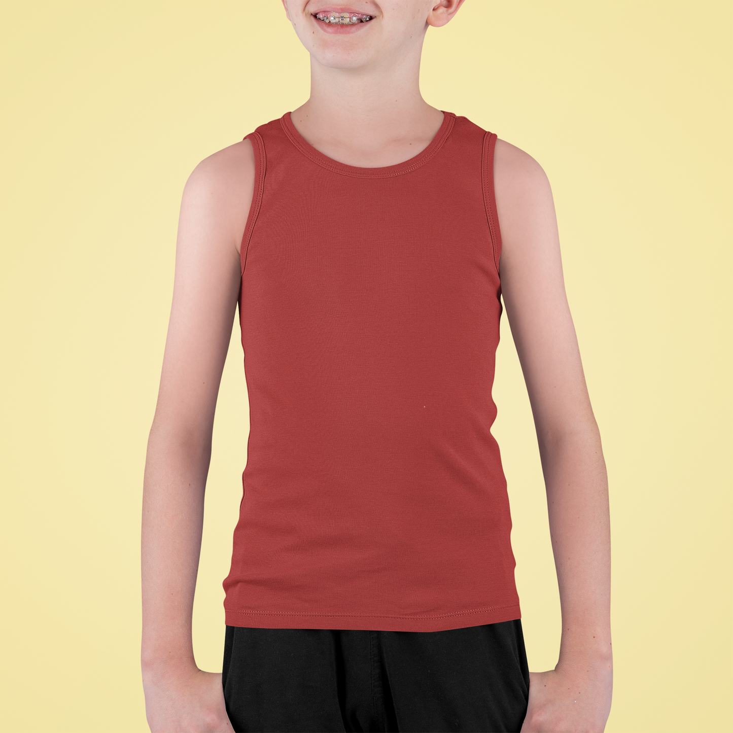 Red Kids premium 160  Tank Top