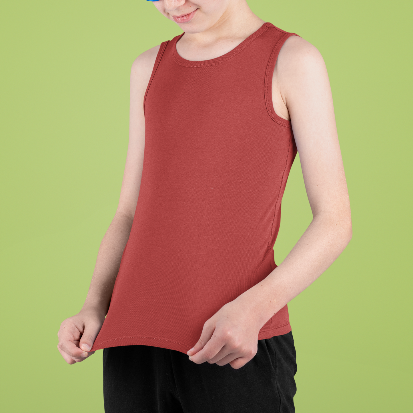 Red Kids premium 160  Tank Top