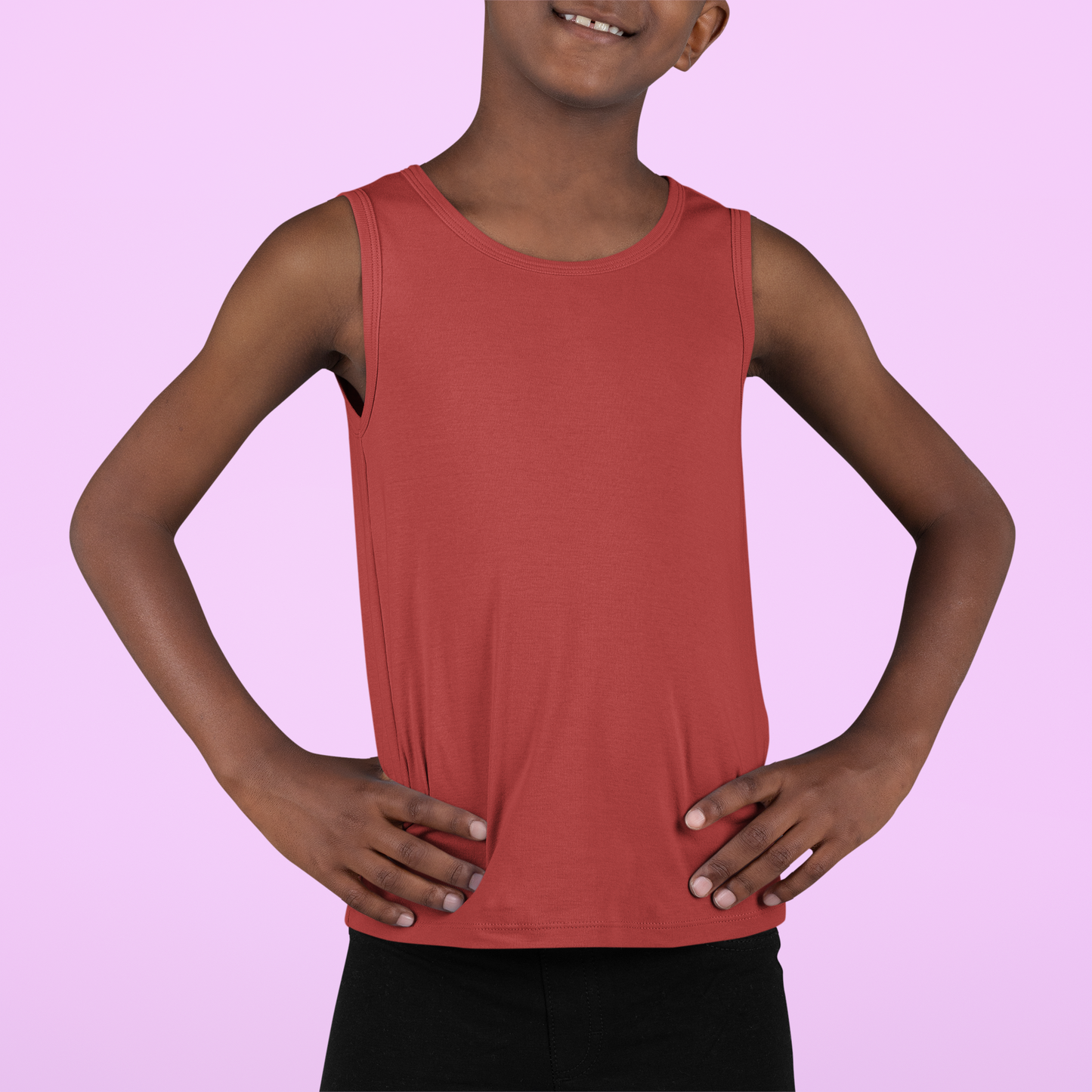 Red Kids premium 160  Tank Top