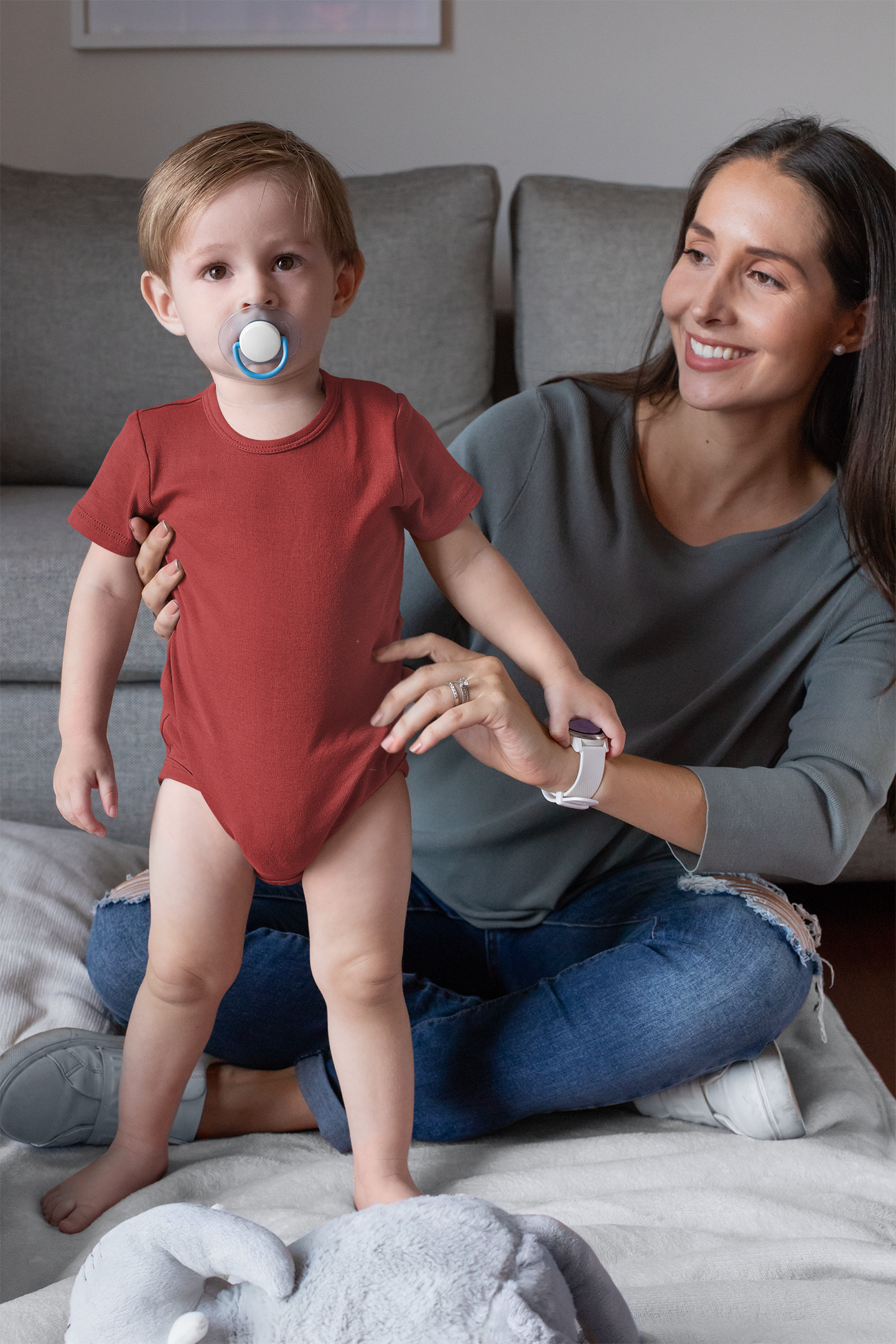 Red Kids Premium 160 Infant Romper