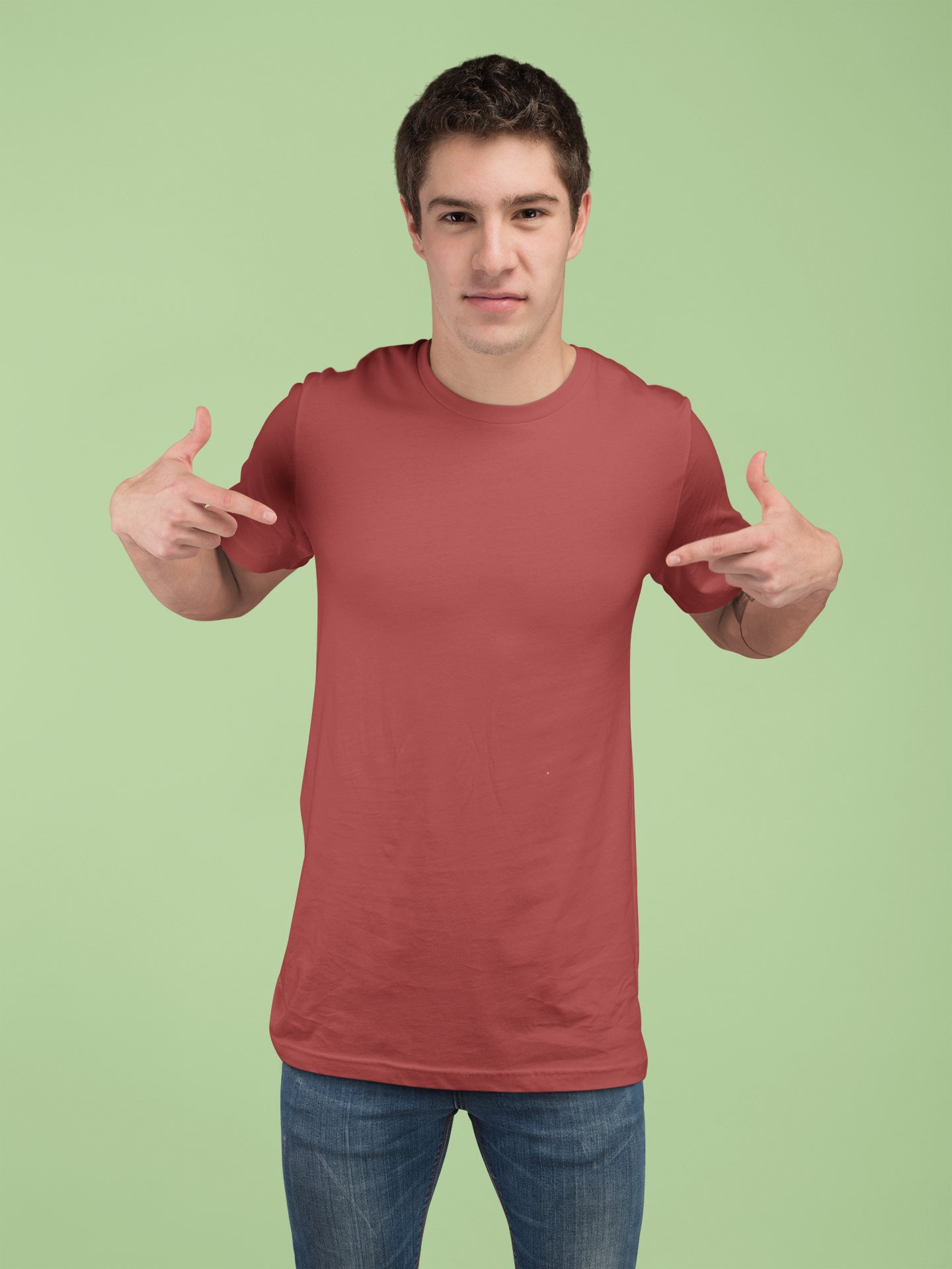 Red Premium Venus 180 GSM Unisex Round Neck