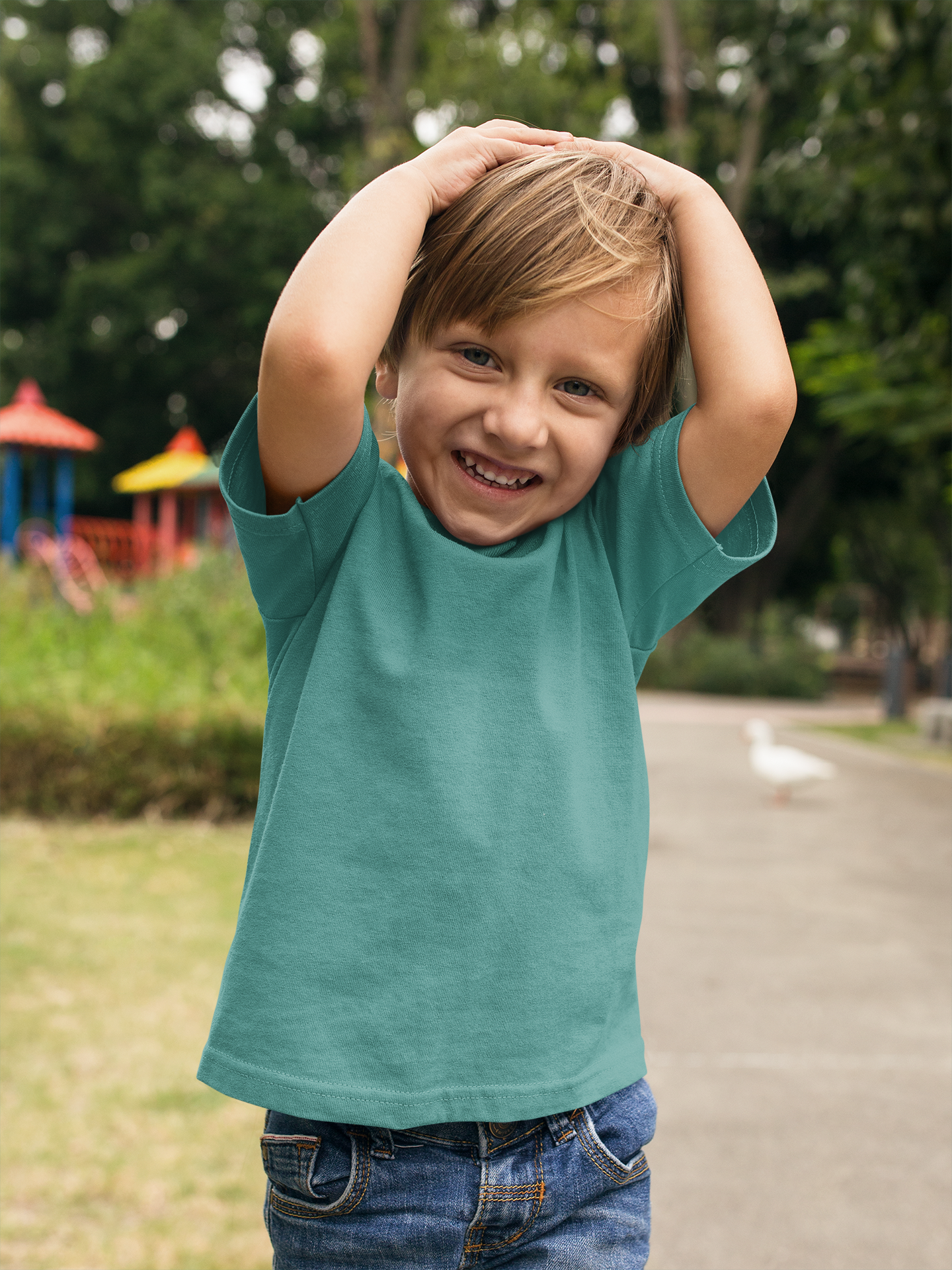 Teal Kids premium 160 Infant T-shirt