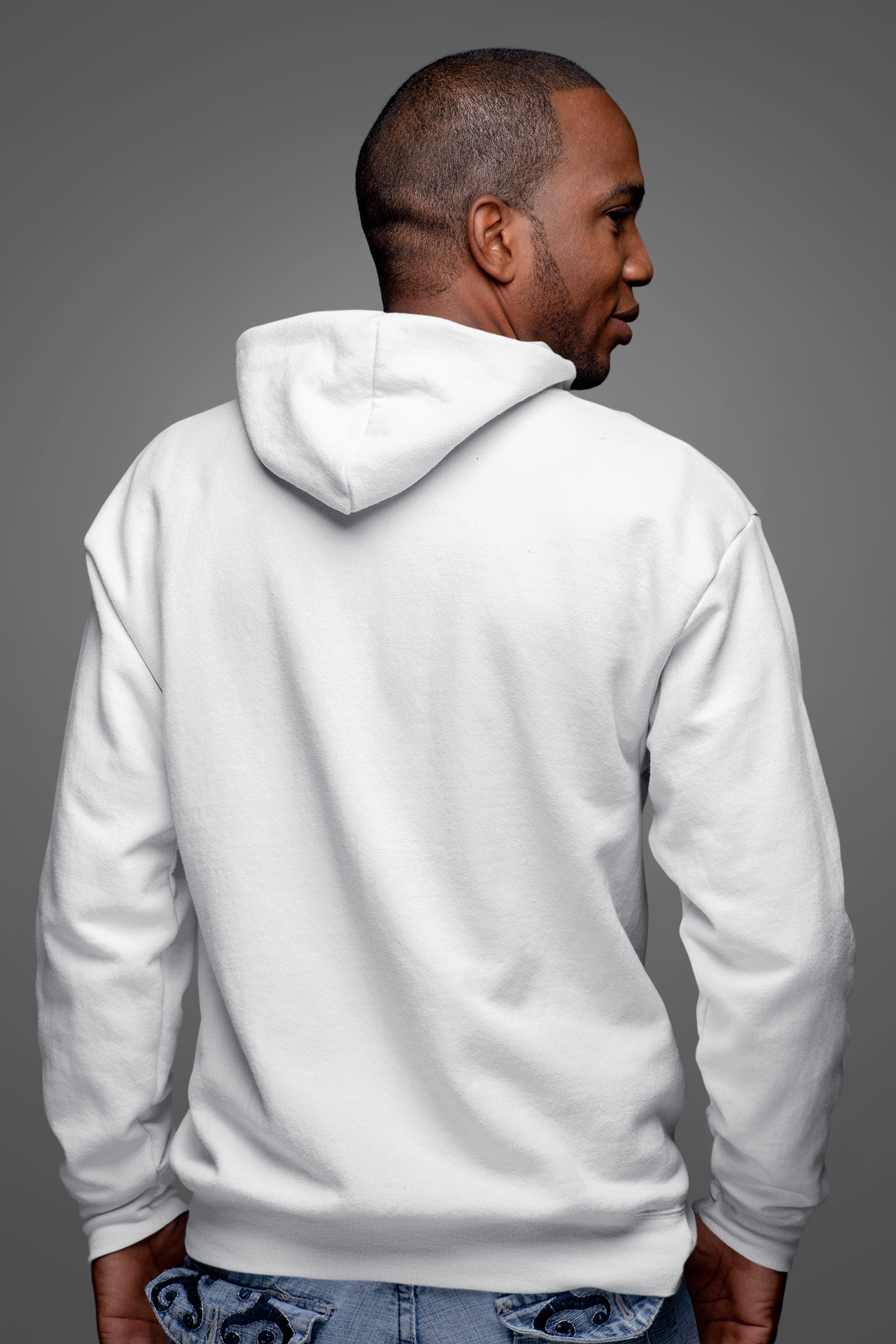 White Snowsoft Unisex Zipper Hoodie
