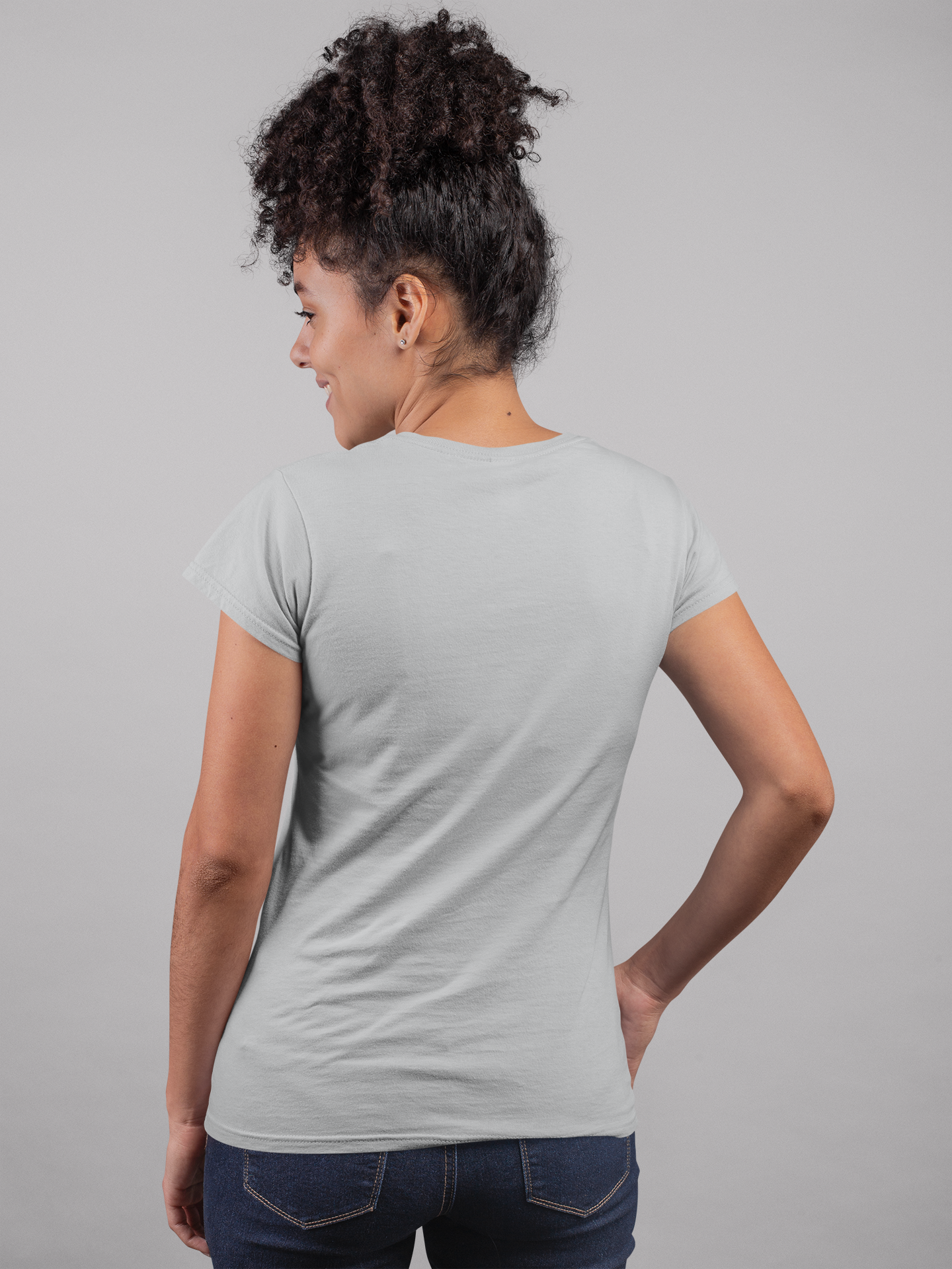Grey HTR Premium 160 GSM Unisex Round Neck