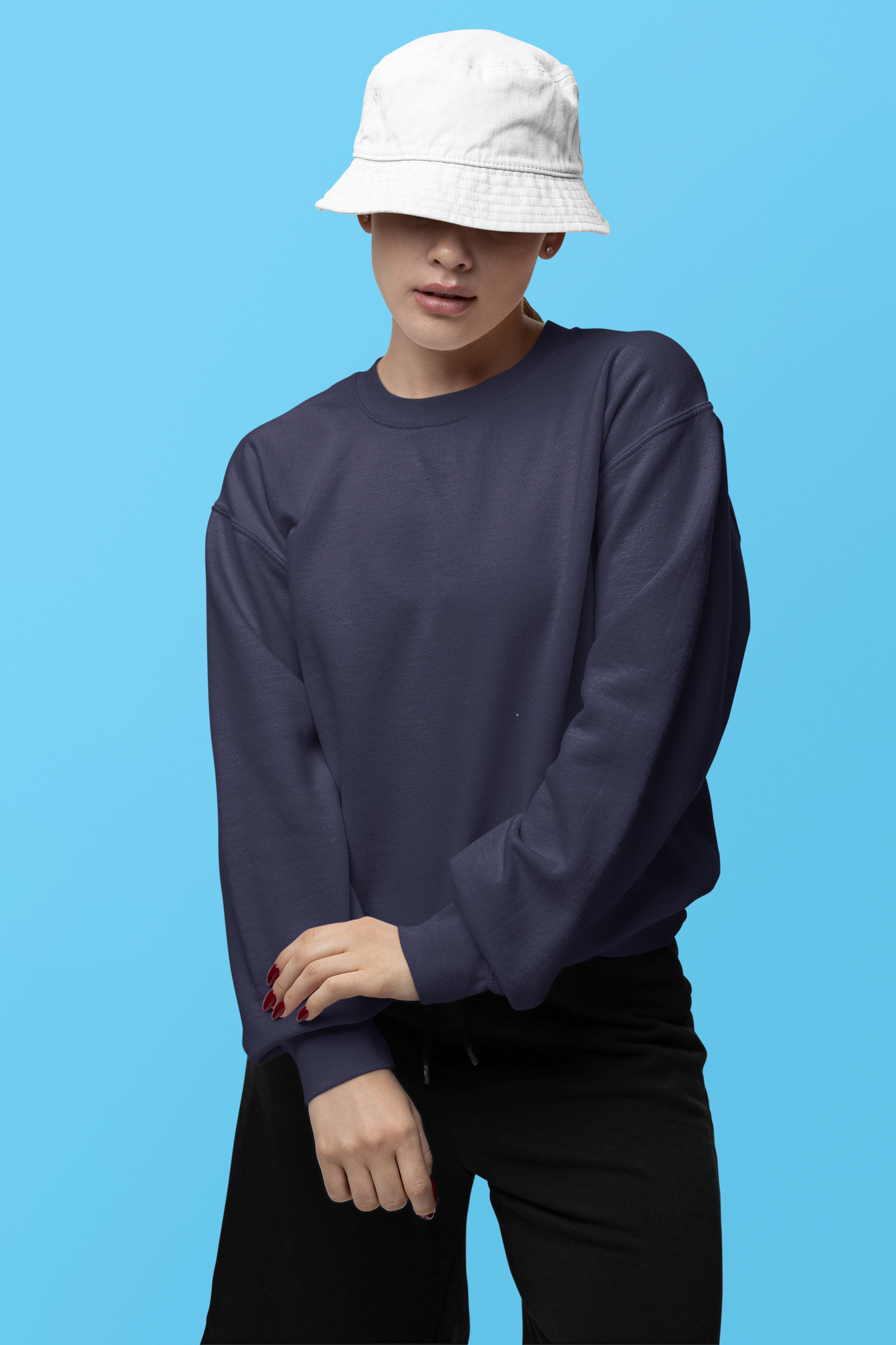 Navy Blue Snowsoft Unisex Sweatshirt