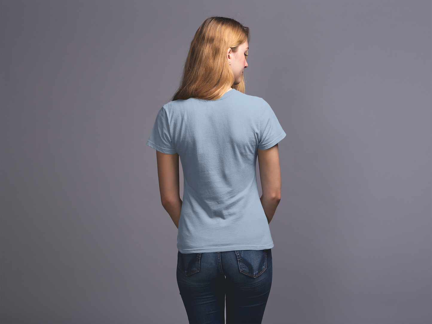 Ocean Blue Premium 160 Women Round Neck