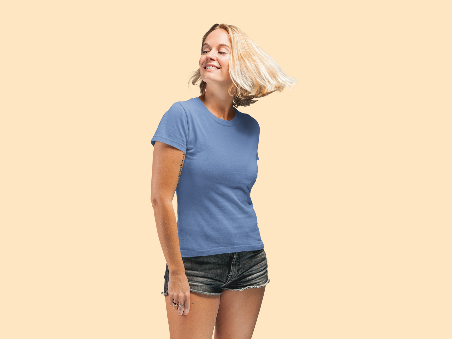 Royal Blue Platinum 180 GSM Unisex Round Neck