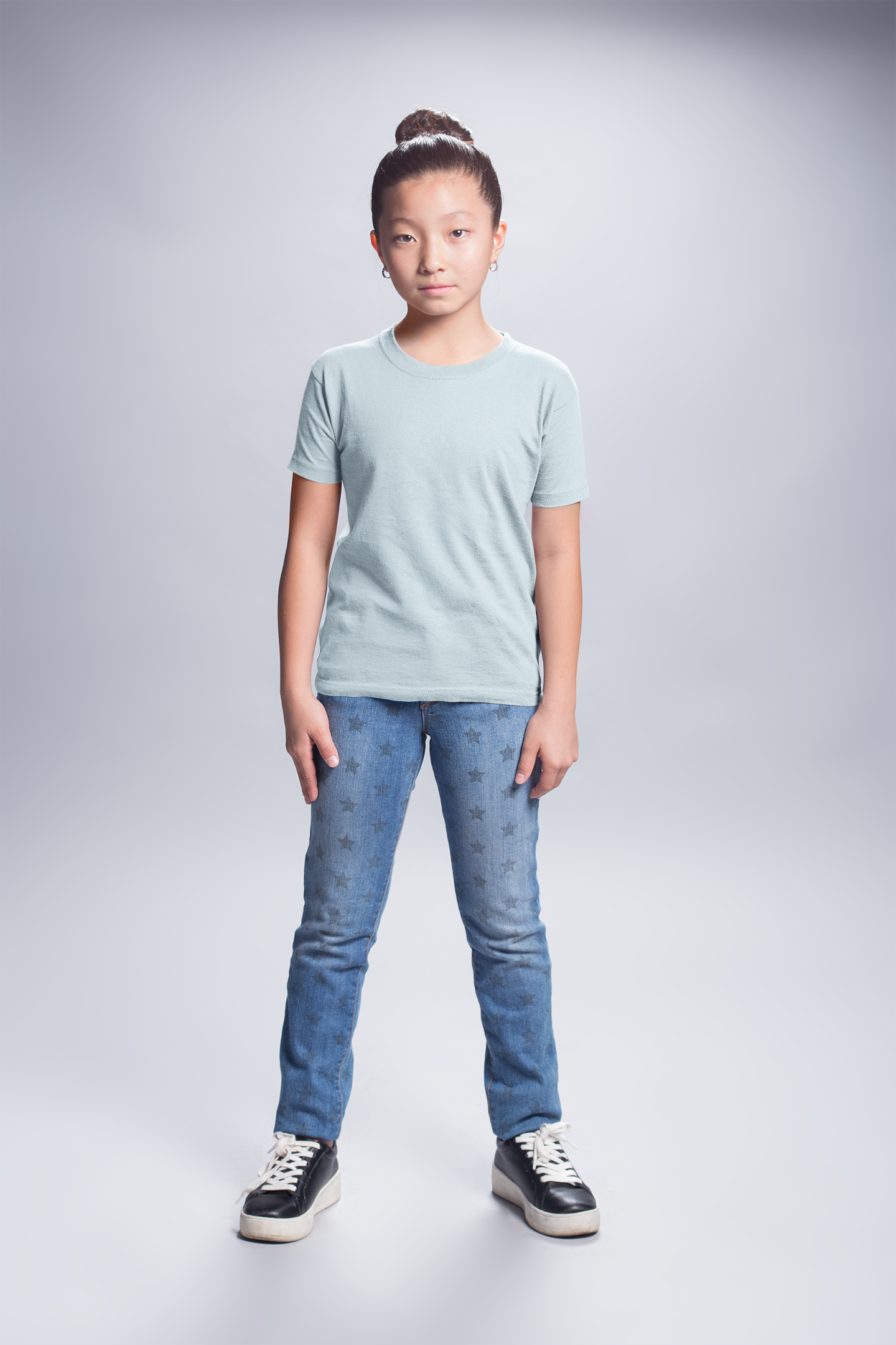 Sky Blue Kids Premium 160 Round Neck