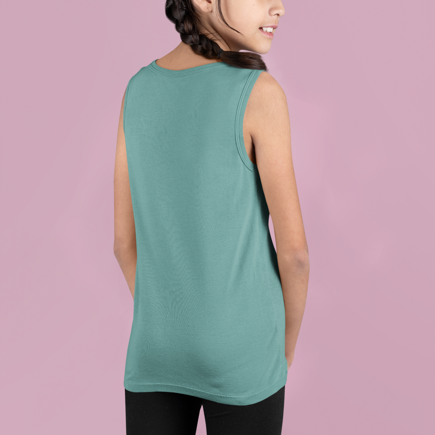 Teal Kids premium 160  Tank Top
