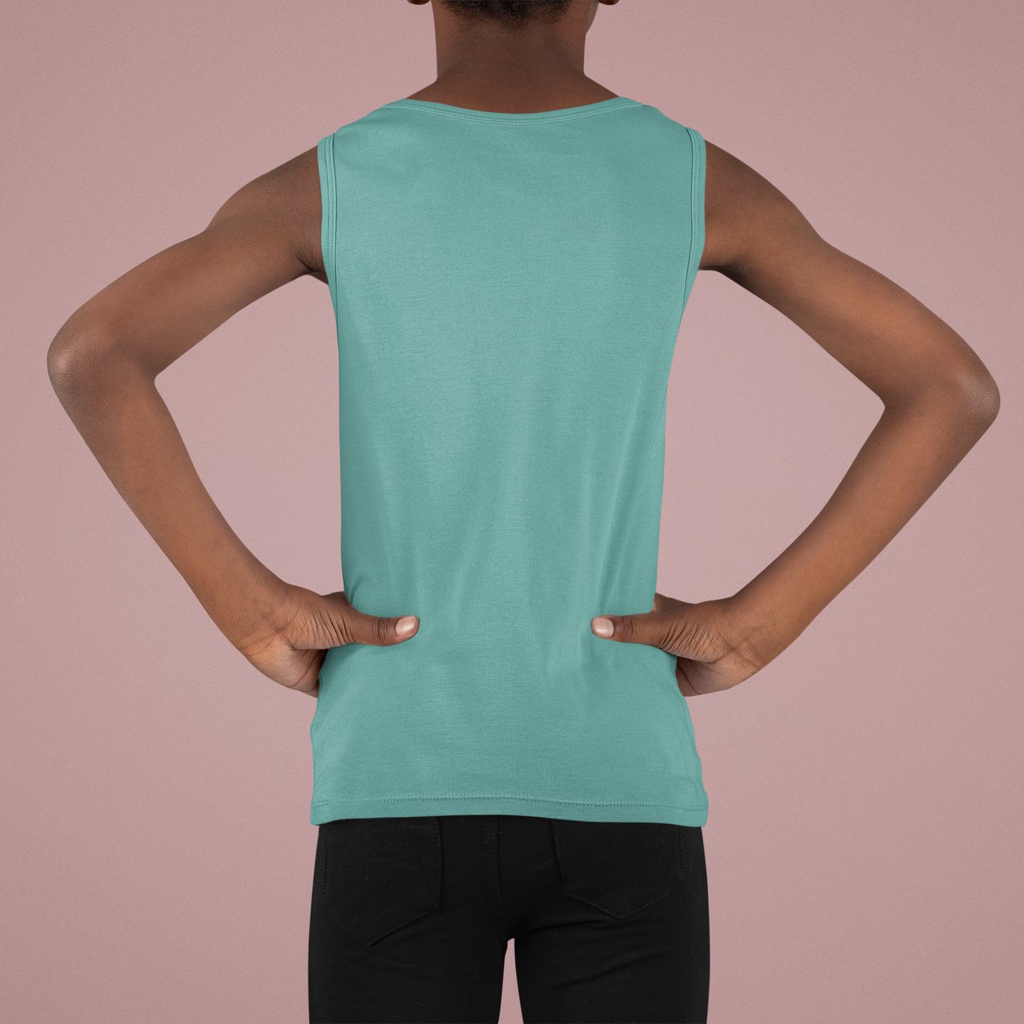 Teal Kids premium 160  Tank Top
