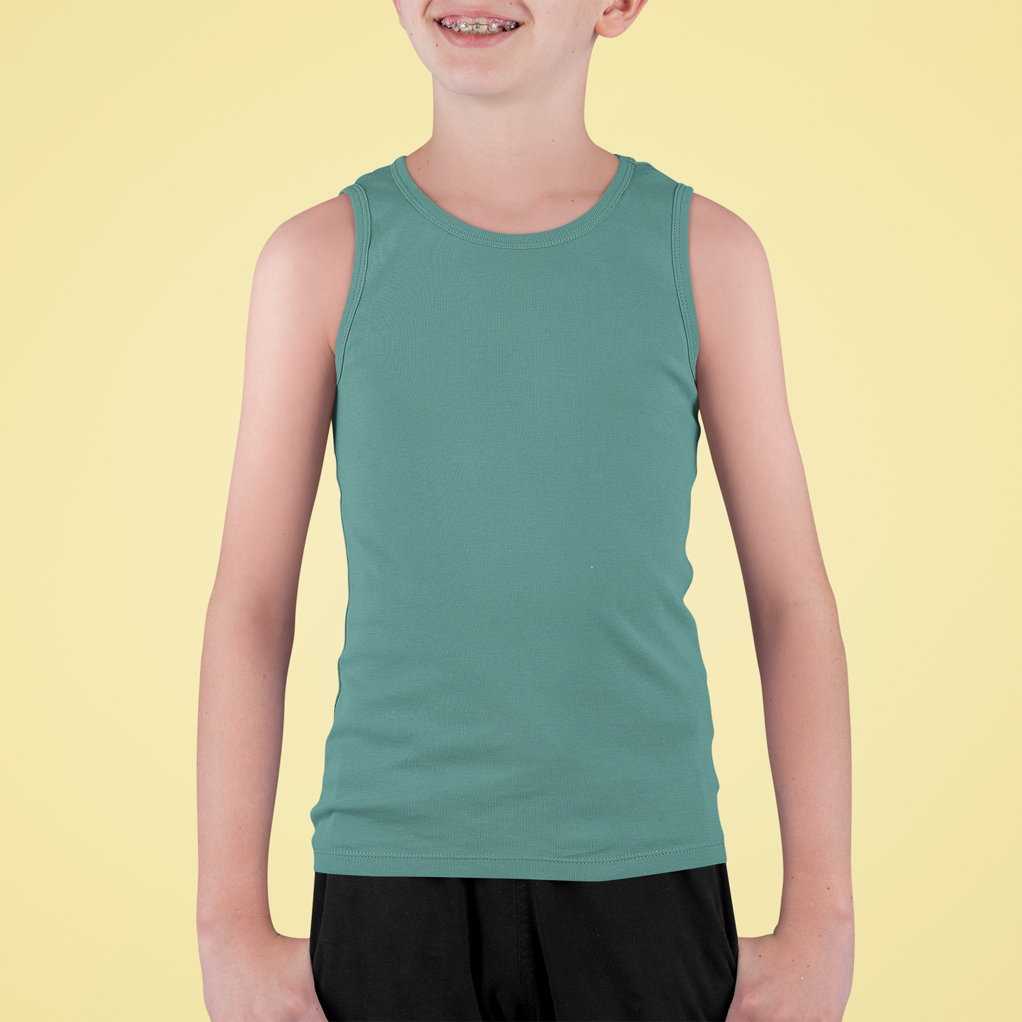 Teal Kids premium 160  Tank Top