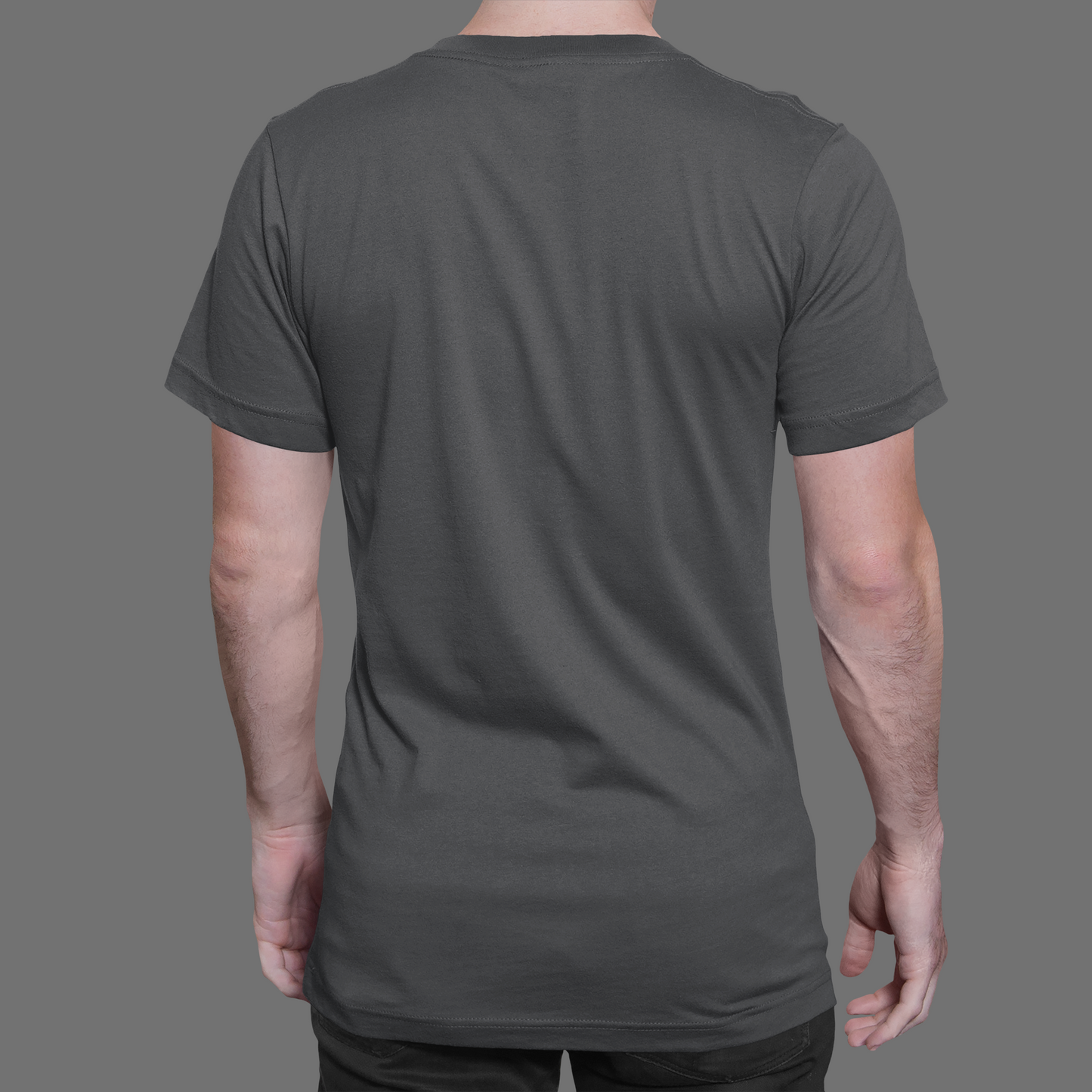 Asphalt Platinum 180 GSM Unisex Round Neck