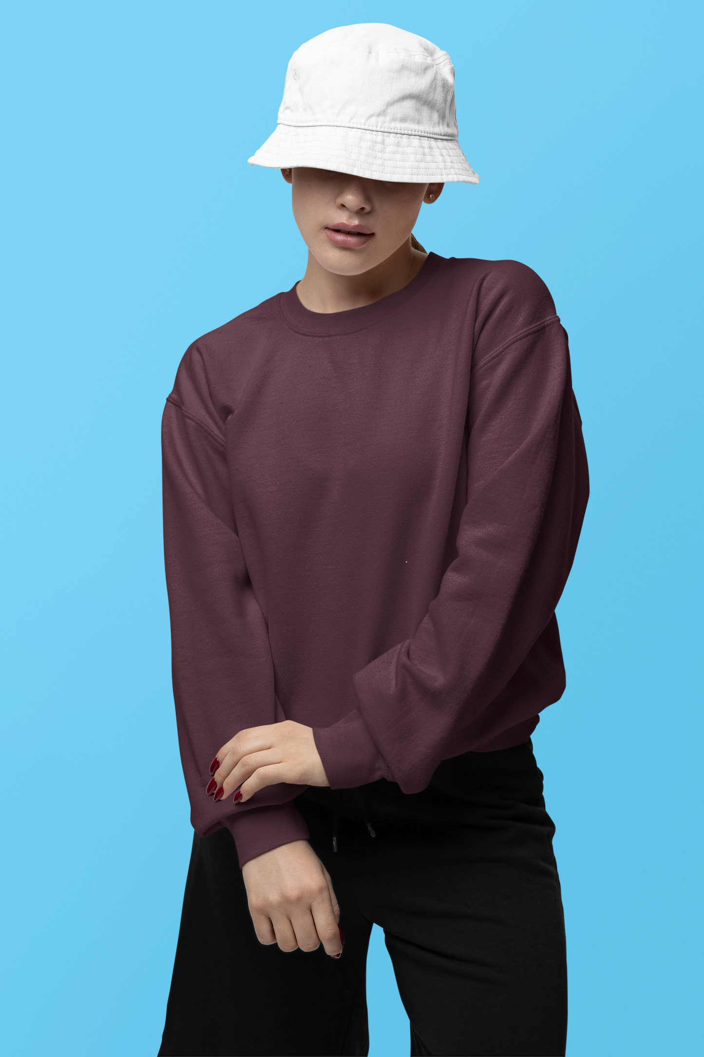 Maroon Snowsoft Unisex Sweatshirt