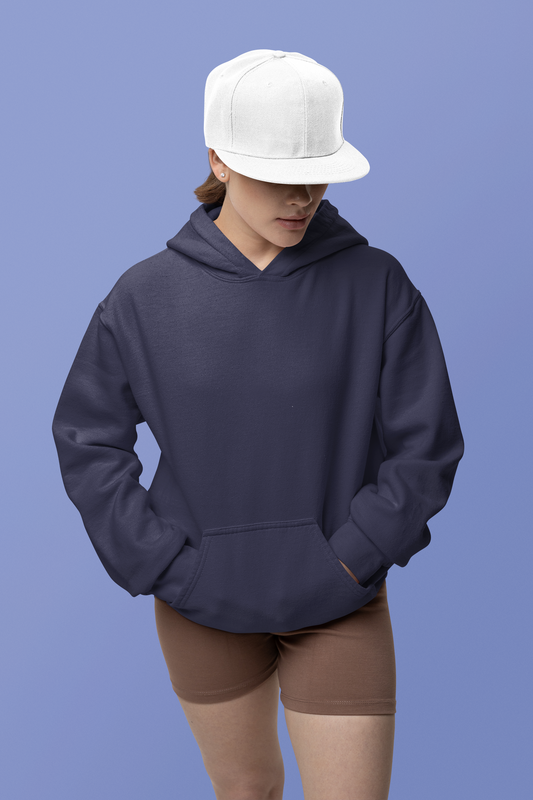 Navy Blue Snowsoft Unisex Pullover Hoodie