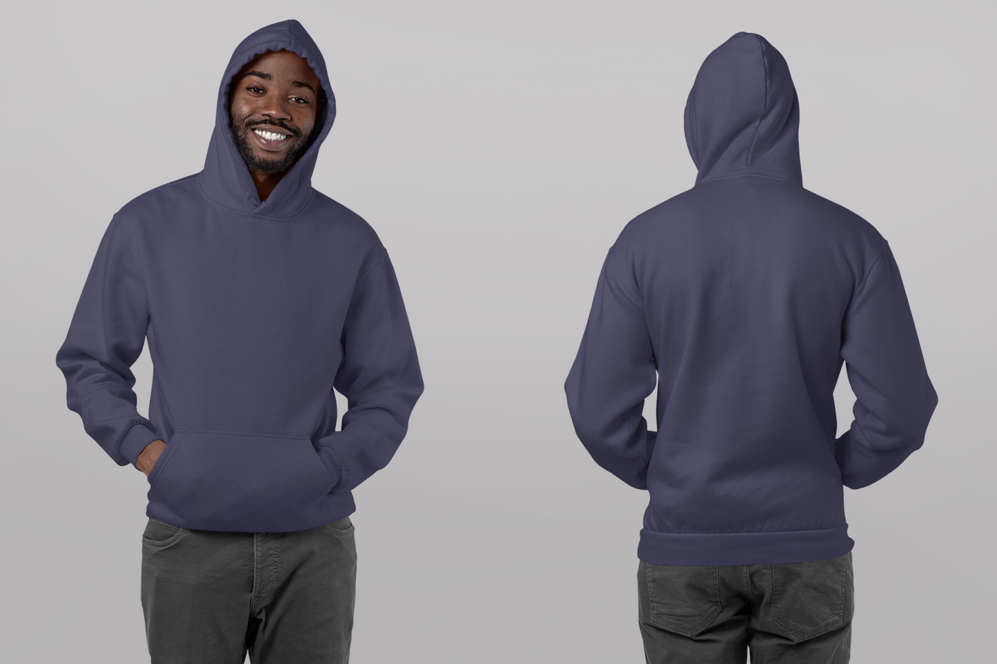 Navy Blue Snowsoft Unisex Pullover Hoodie