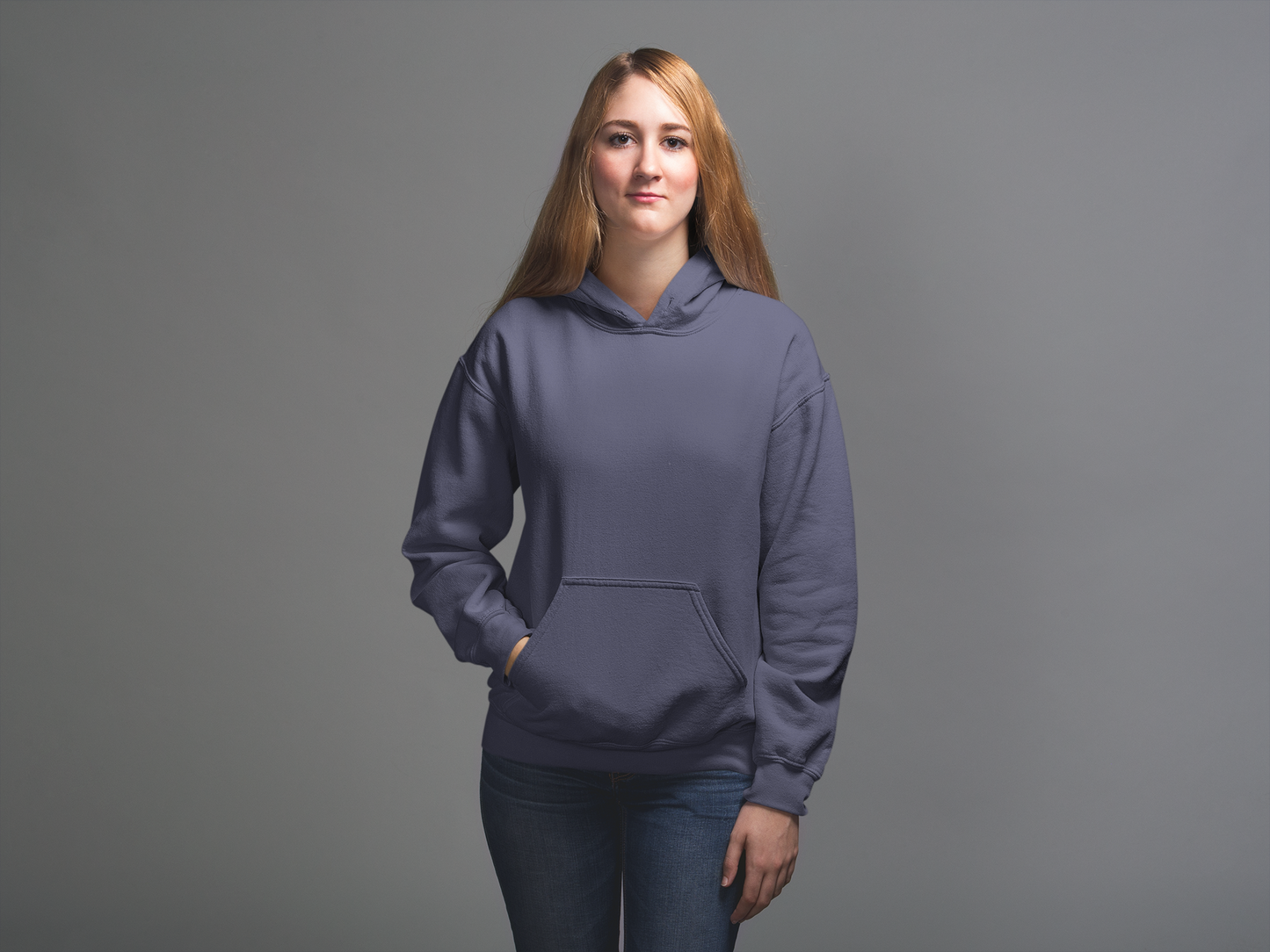 Navy Blue Snowsoft Unisex Pullover Hoodie