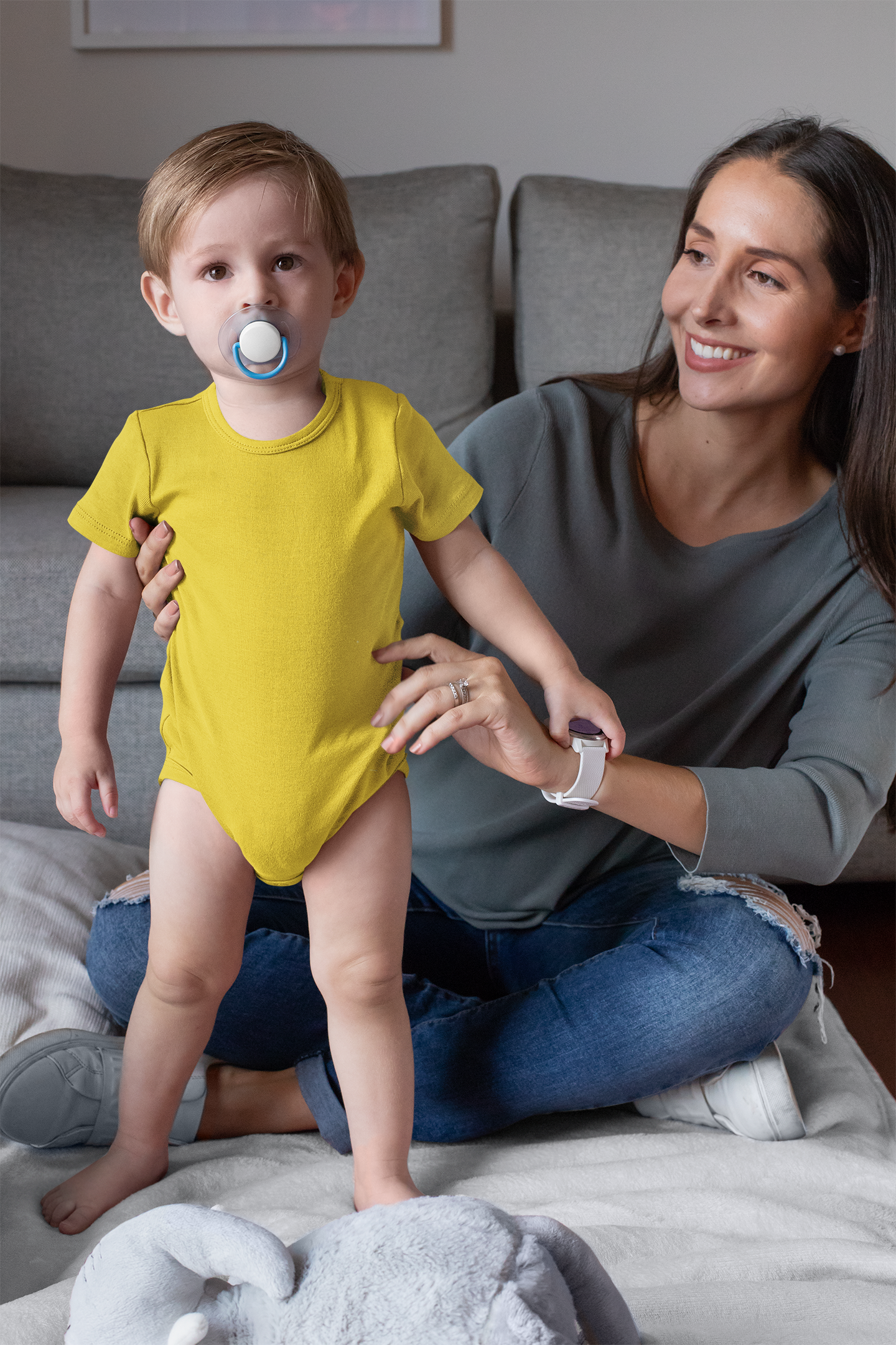 Yellow Kids Premium 160 Infant Romper