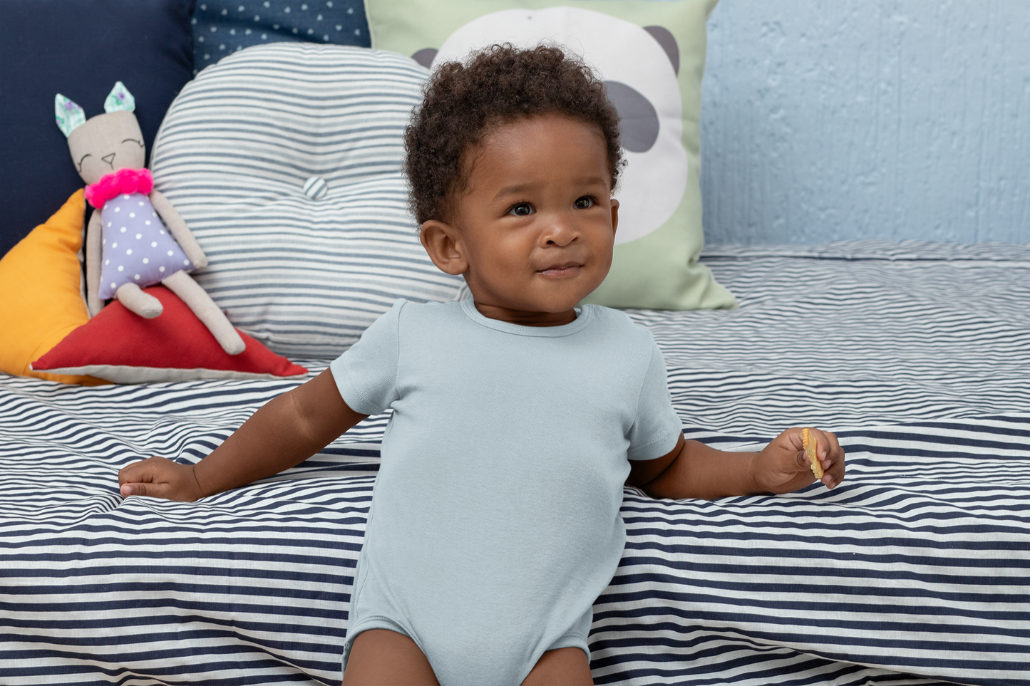 Sky Blue Kids Premium 160 Infant Romper