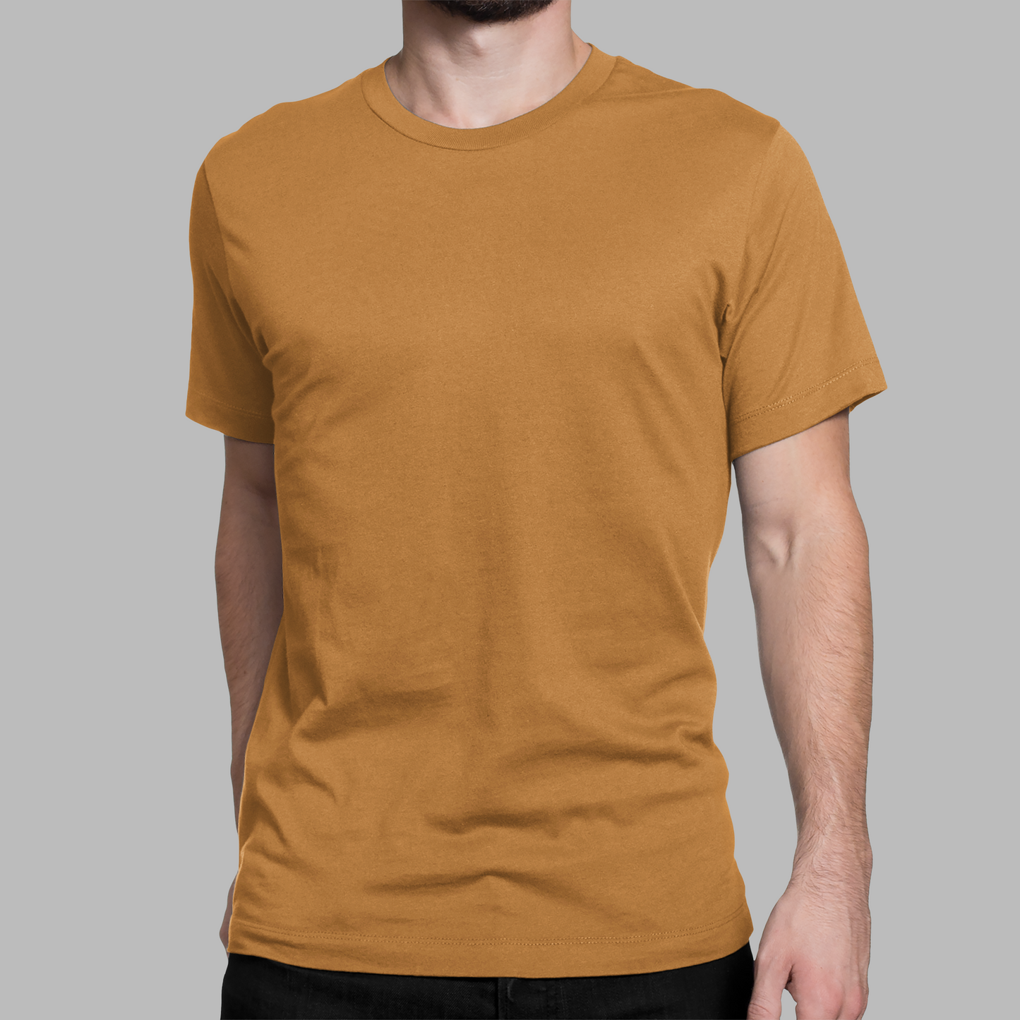 Tangerine Platinum 180 GSM Unisex Round Neck