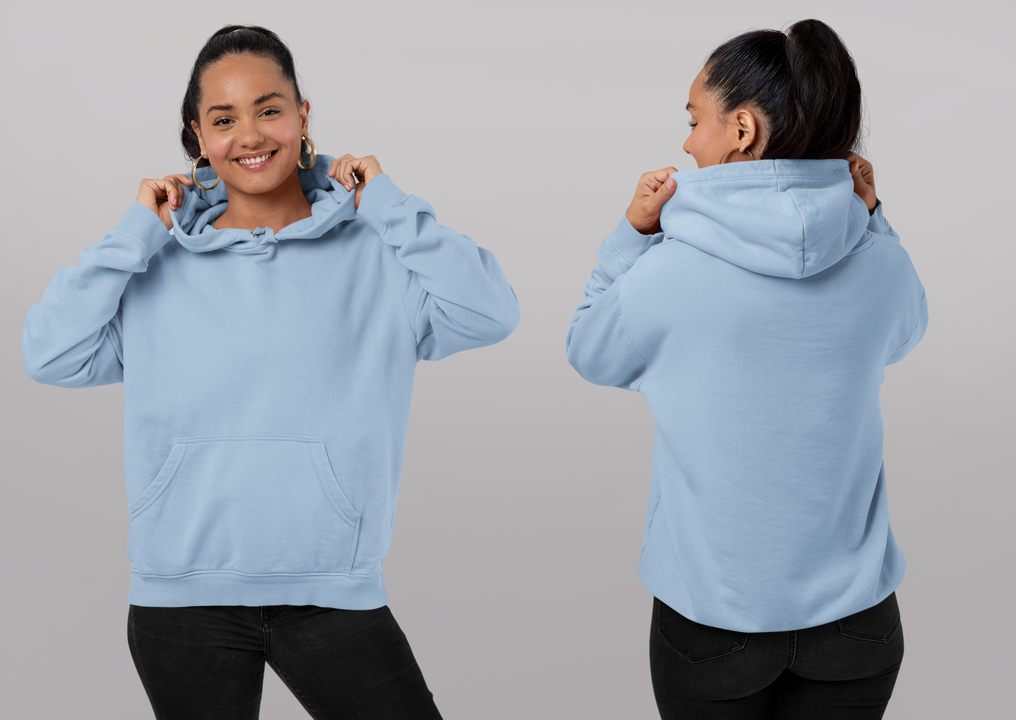 Baby Blue Snowsoft Unisex Pullover Hoodie