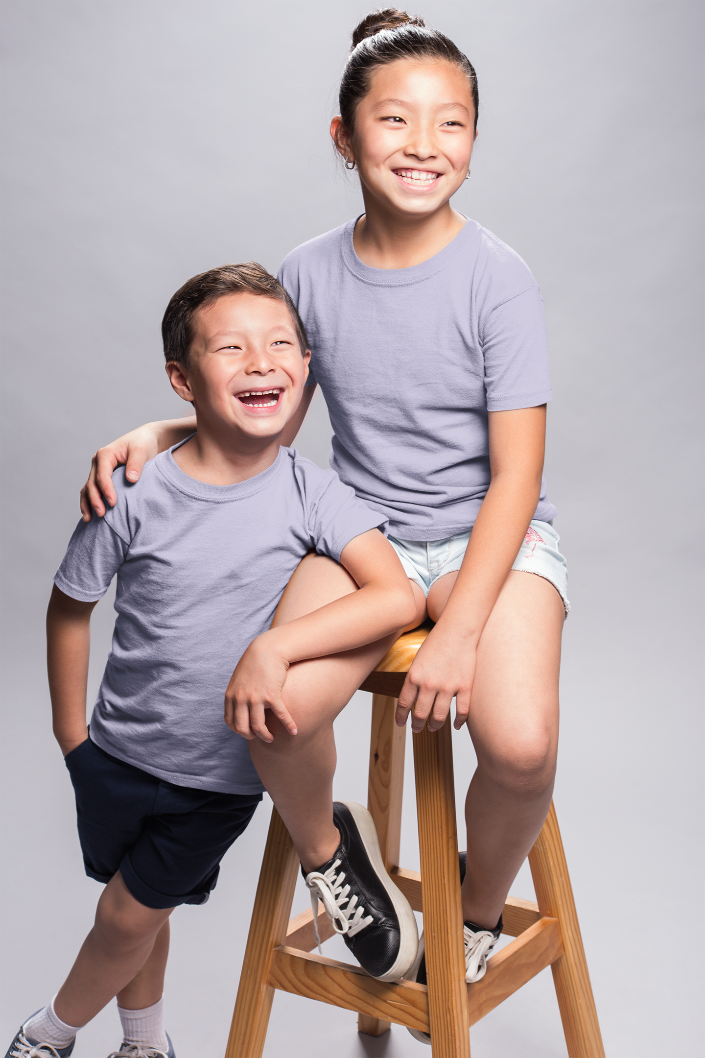 Lilac Kids Premium 160 Round Neck