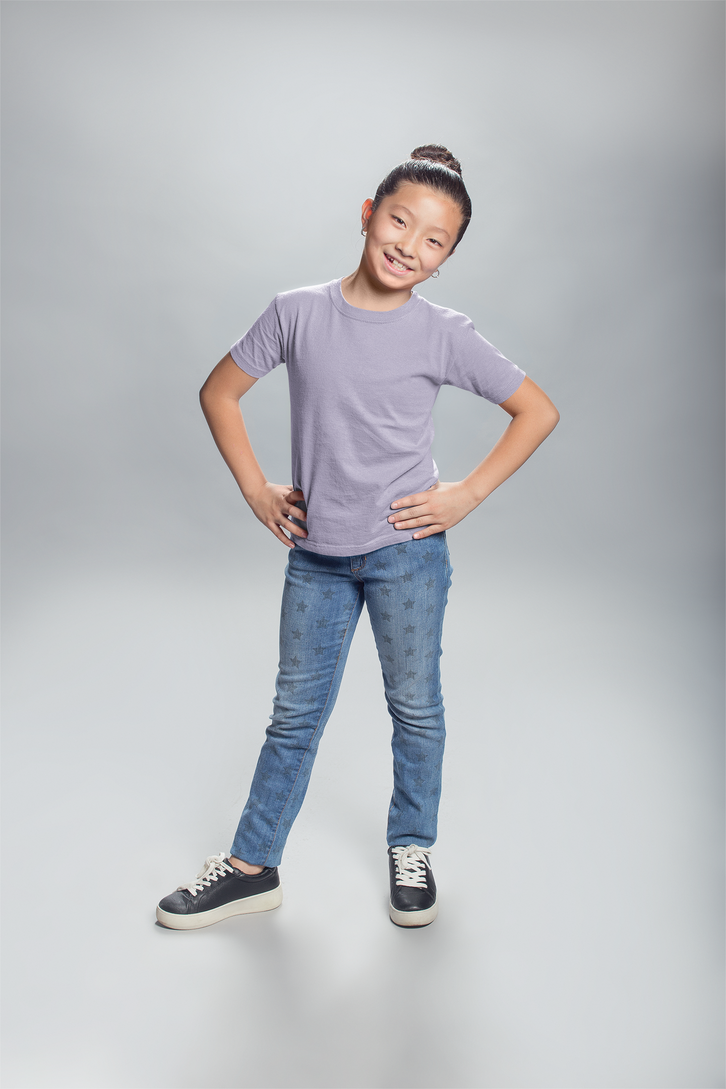Lilac Kids Premium 160 Round Neck