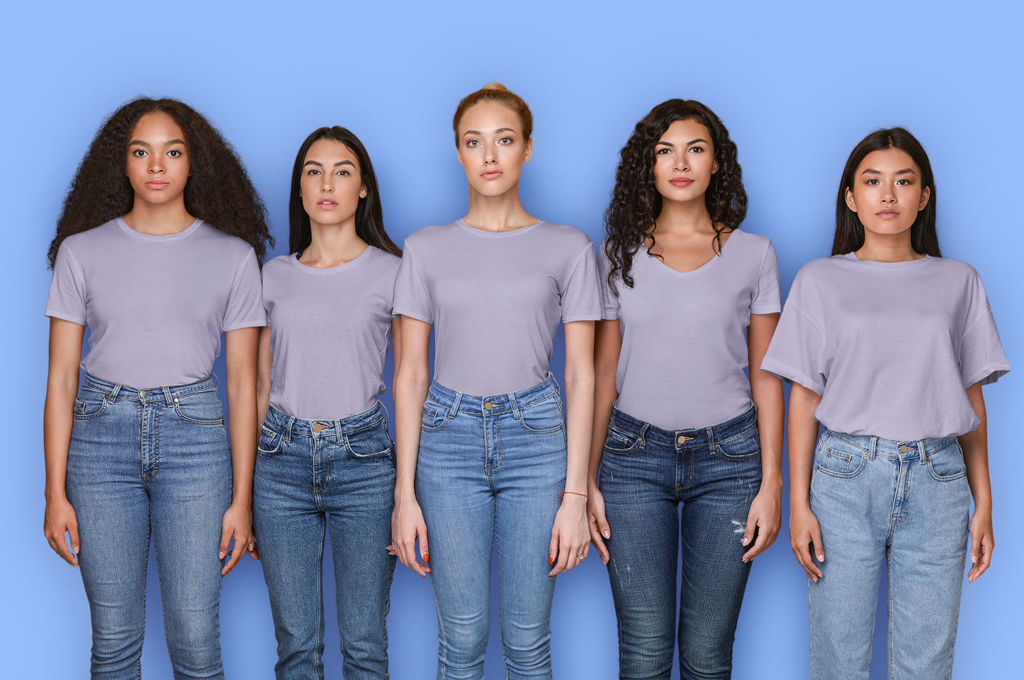 Lilac Premium 160 Women Round Neck