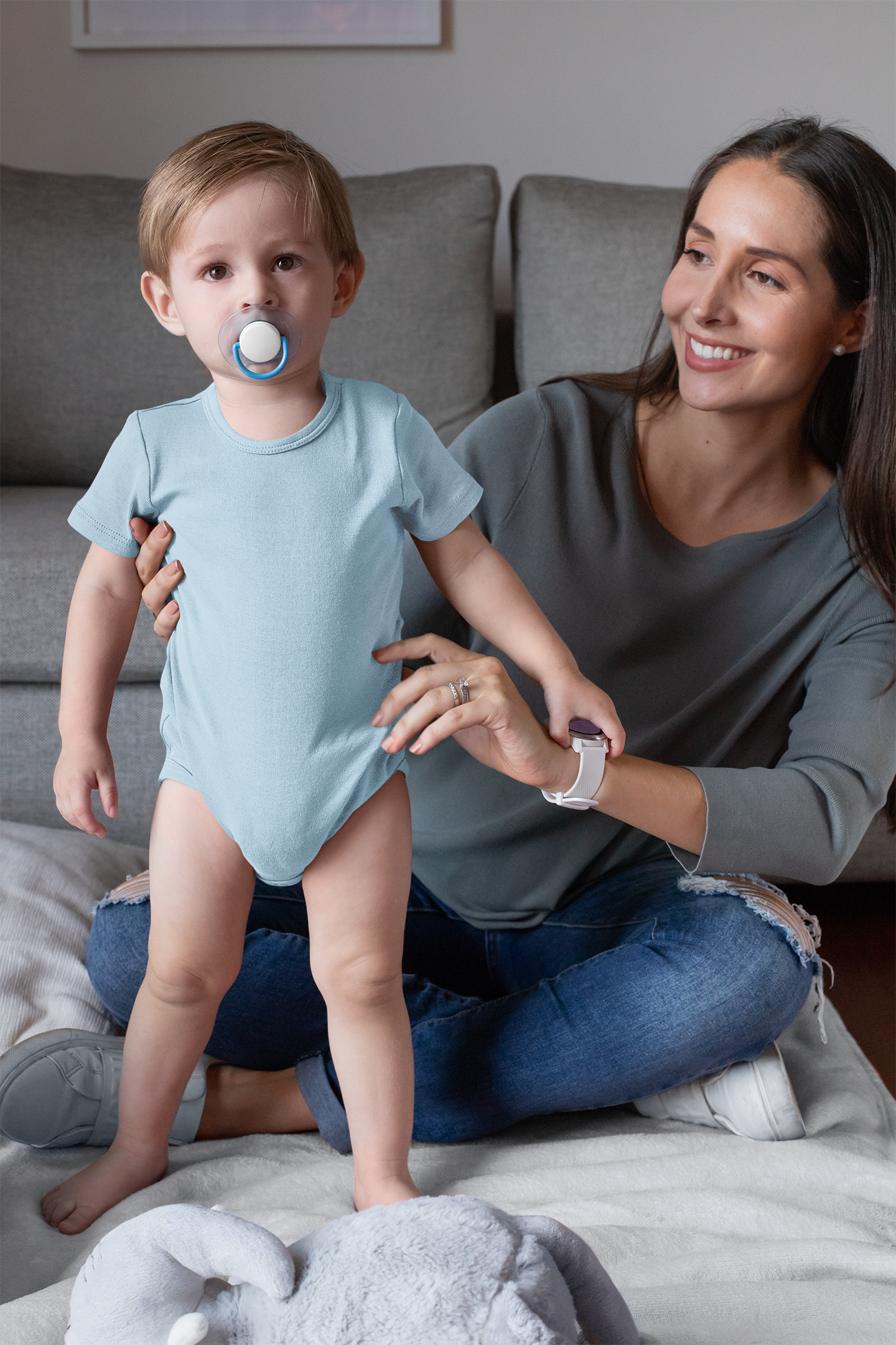 Sky Blue Kids Premium 160 Infant Romper