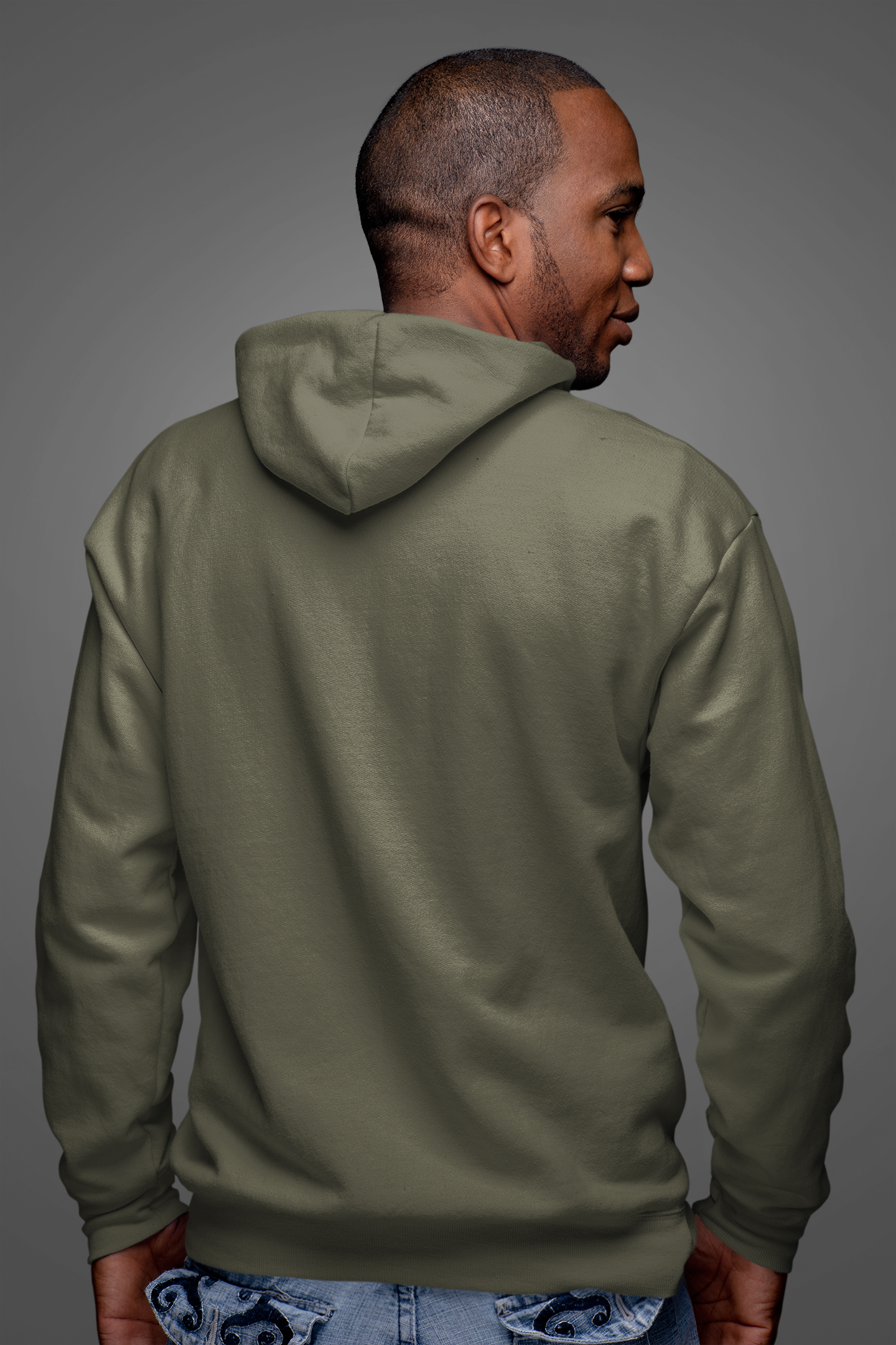 Olive Green Snowsoft Unisex Zipper Hoodie