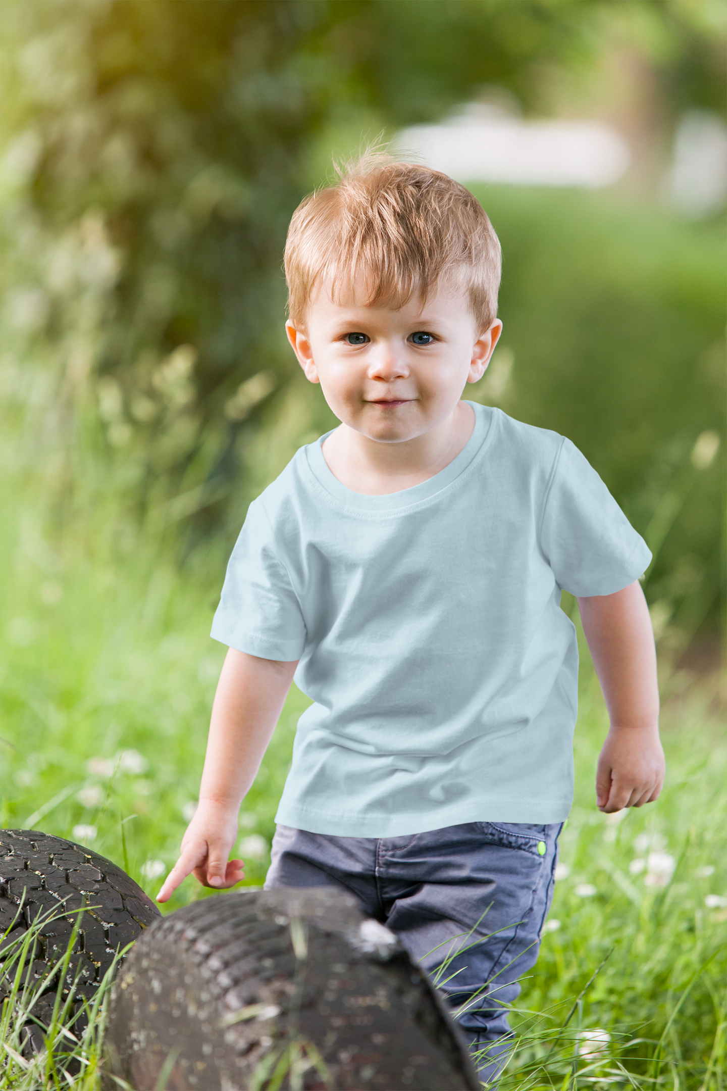 Sky Blue Kids premium 160 Infant T-shirt